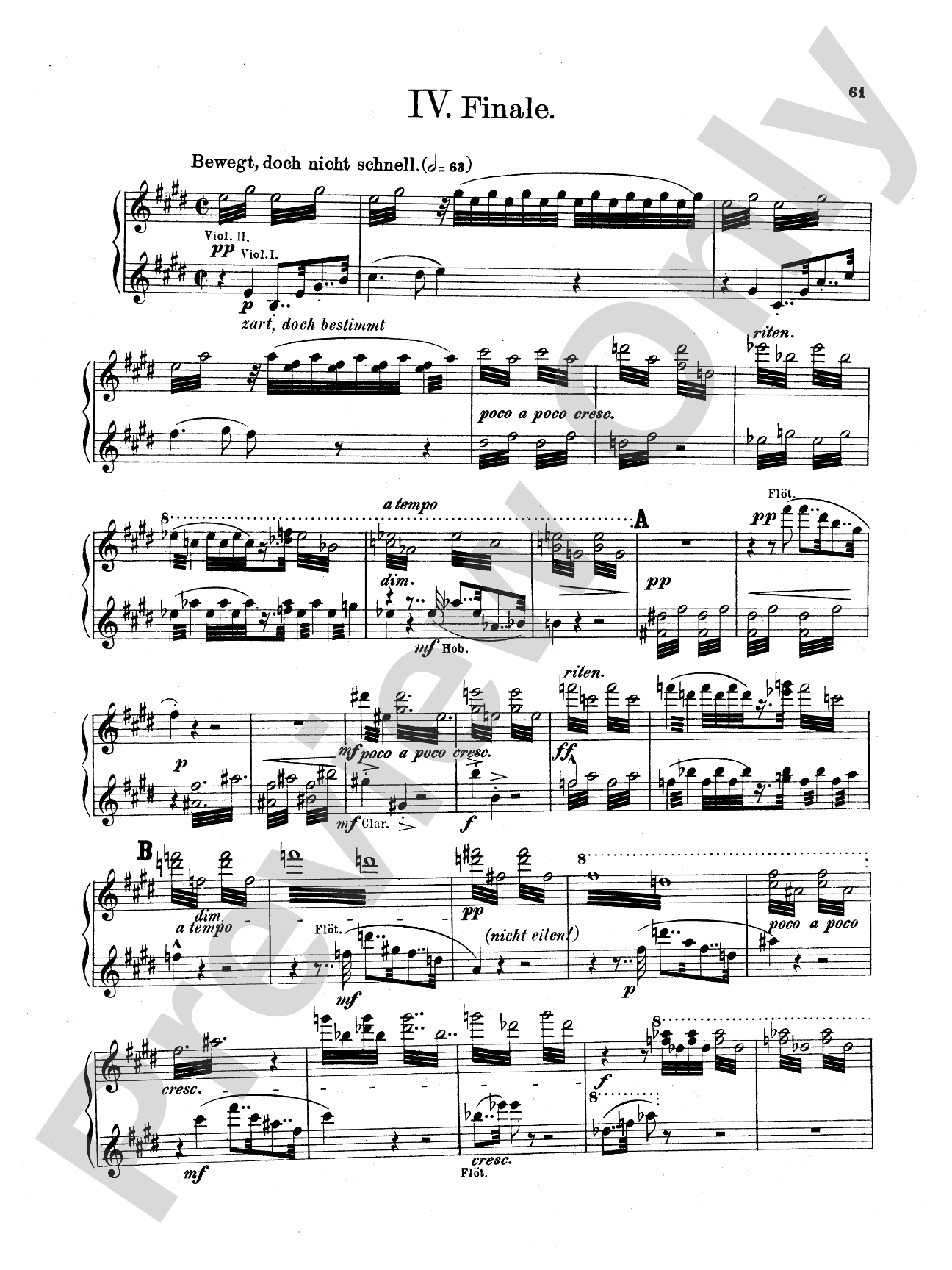 Bruckner: Symphony No. 7 in E Major (ISBN: 0757912818)