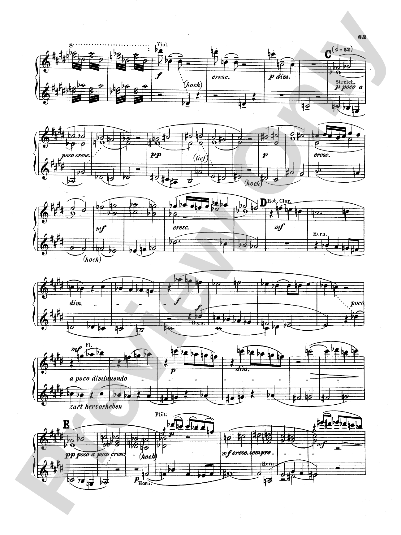 Bruckner: Symphony No. 7 in E Major (ISBN: 0757912818)