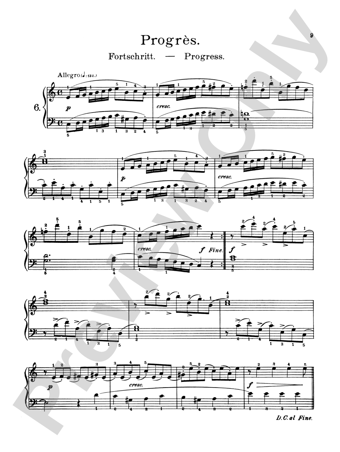 Burgmüller: Twenty-five Easy Etudes, Op. 100
