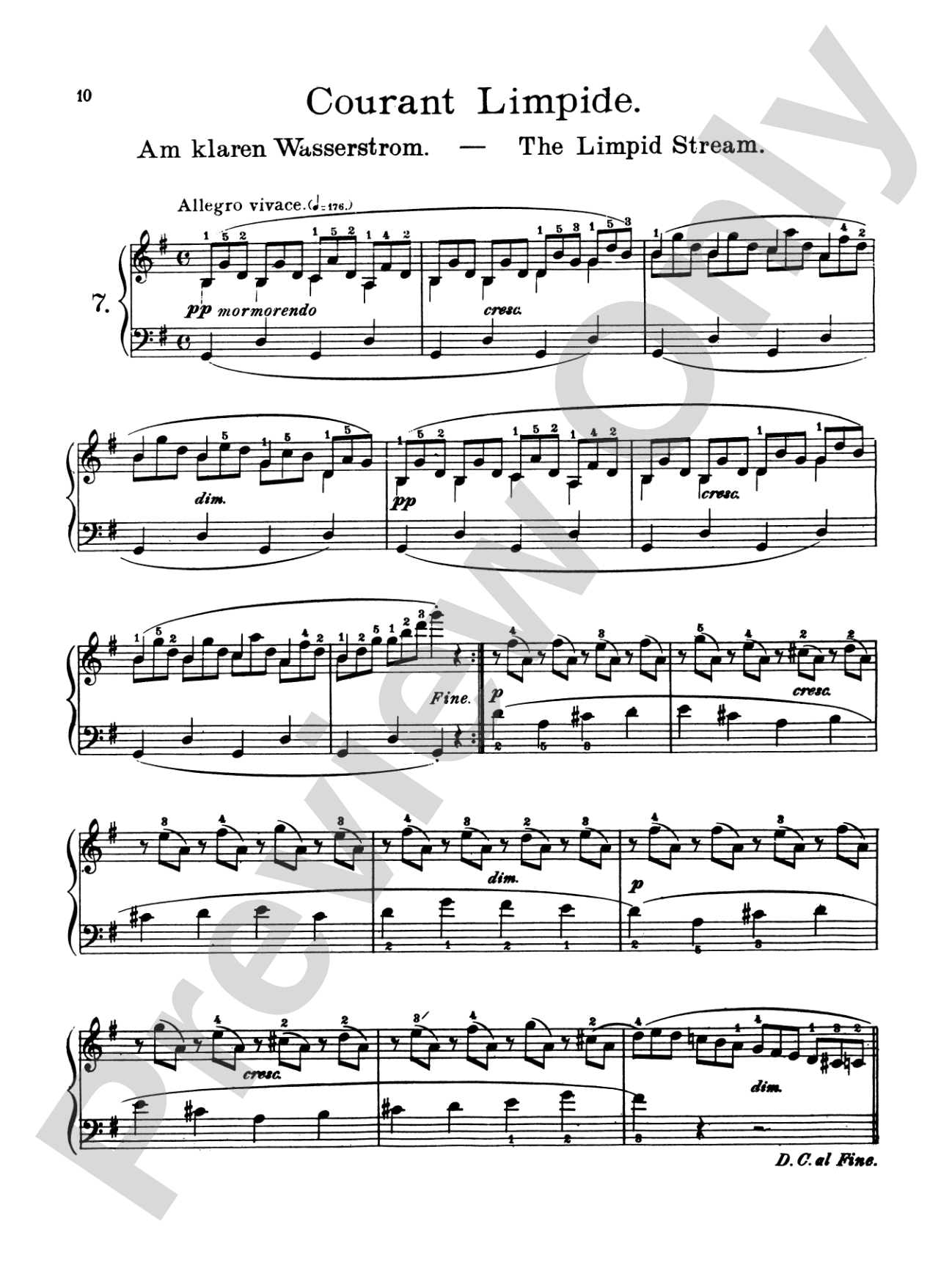 Burgmüller: Twenty-five Easy Etudes, Op. 100