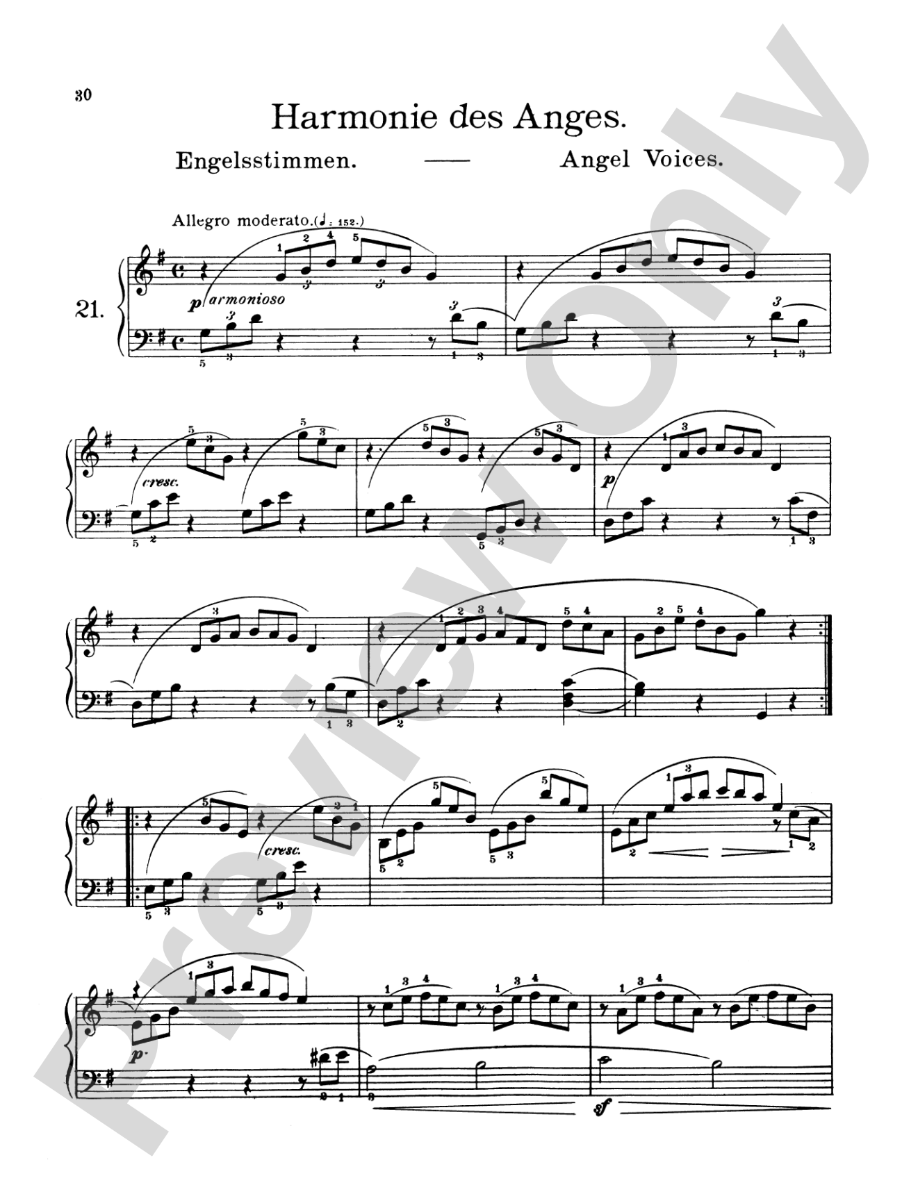 Burgmüller: Twenty-five Easy Etudes, Op. 100
