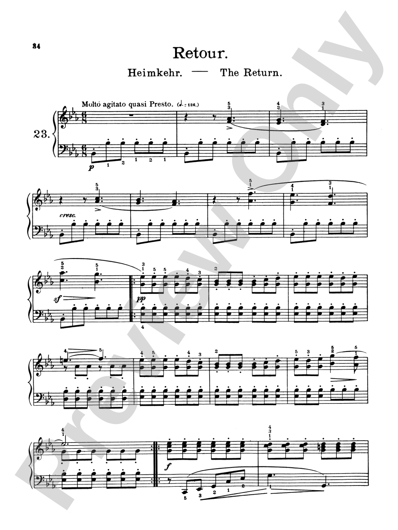 Burgmüller: Twenty-five Easy Etudes, Op. 100