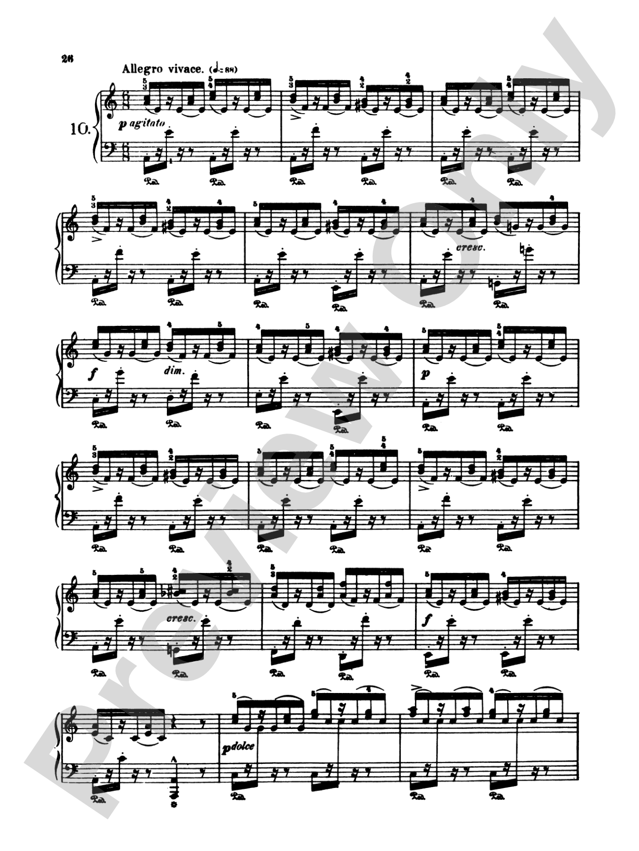 Burgmüller: Twelve Brilliant and Melodious Studies, Op. 105