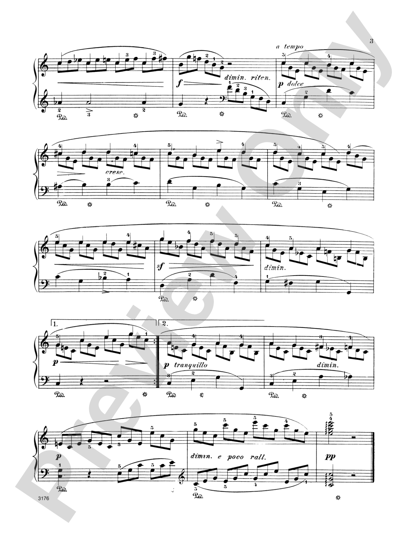 Burgmüller: Eighteen Characteristic Studies, Op. 109: Piano Book