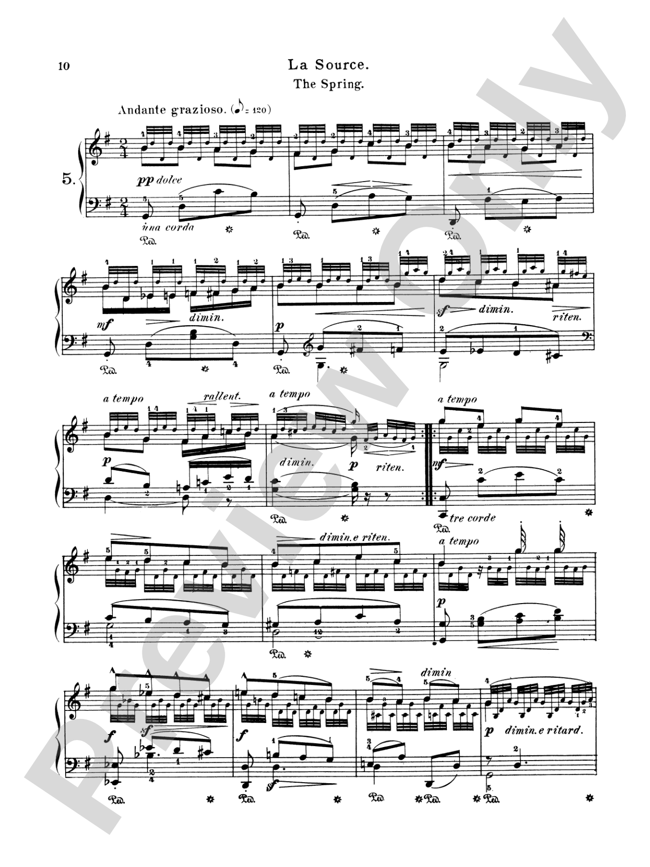 Burgmüller: Eighteen Characteristic Studies, Op. 109