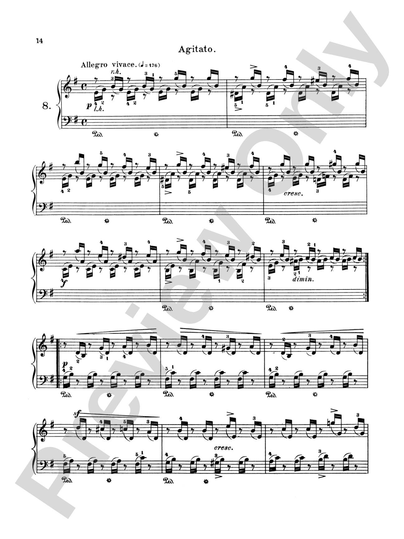 Burgmüller: Eighteen Characteristic Studies, Op. 109
