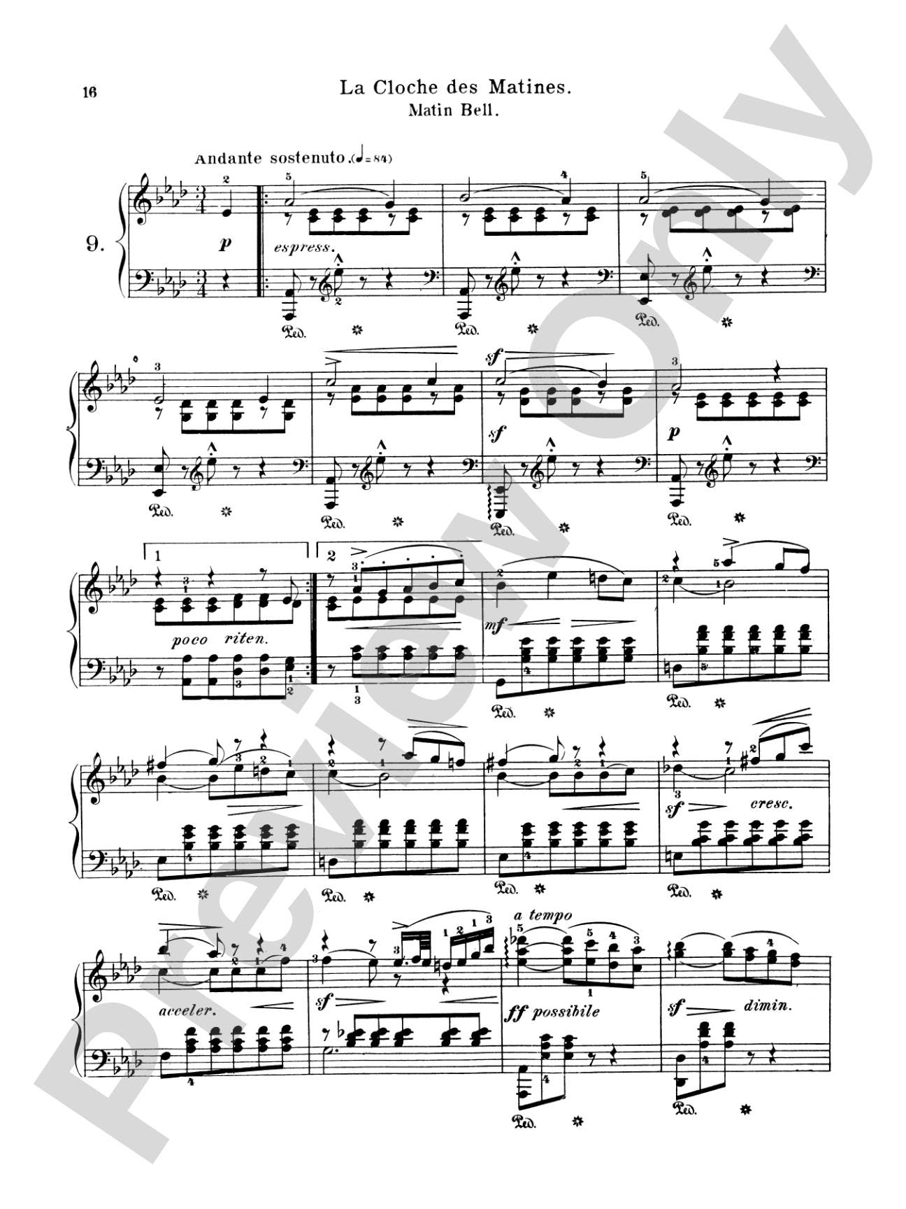 Burgmüller: Eighteen Characteristic Studies, Op. 109