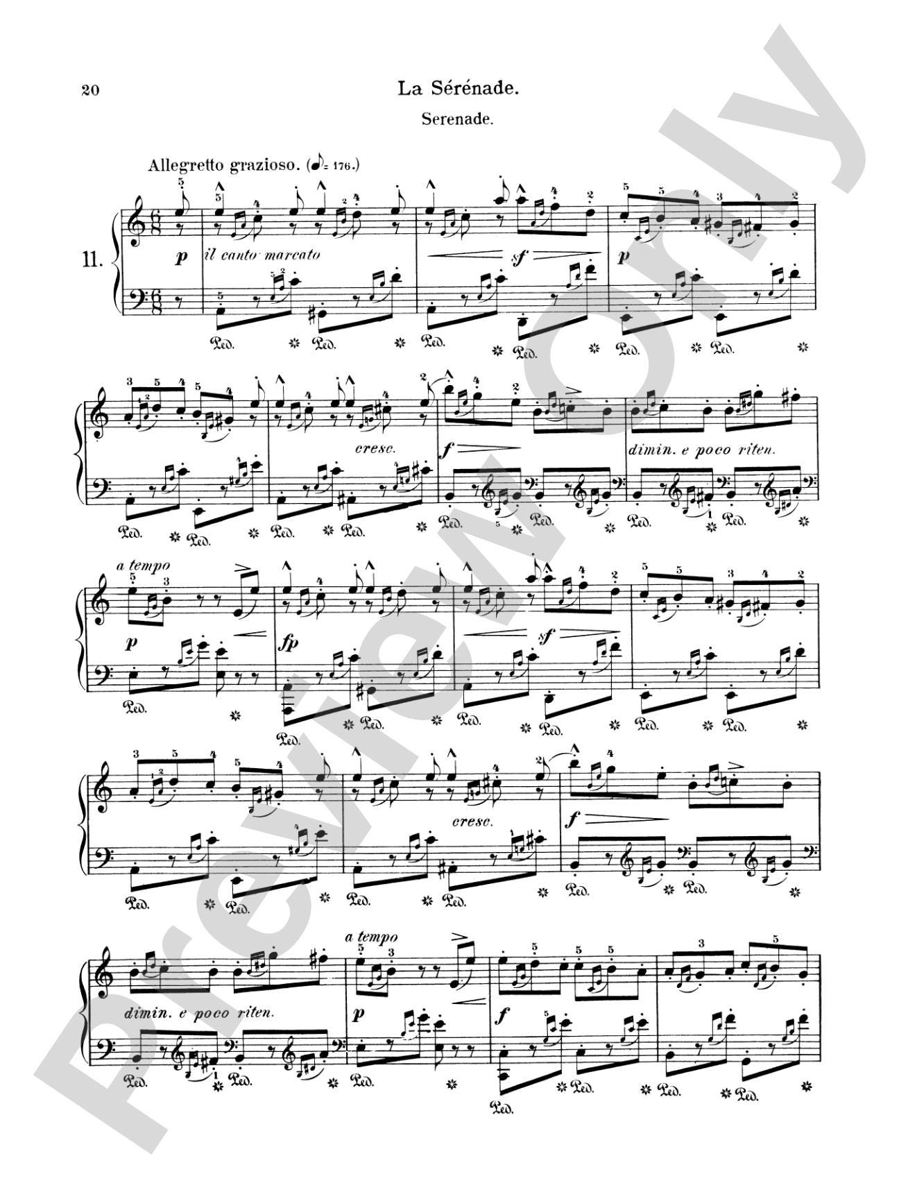 Burgmüller: Eighteen Characteristic Studies, Op. 109
