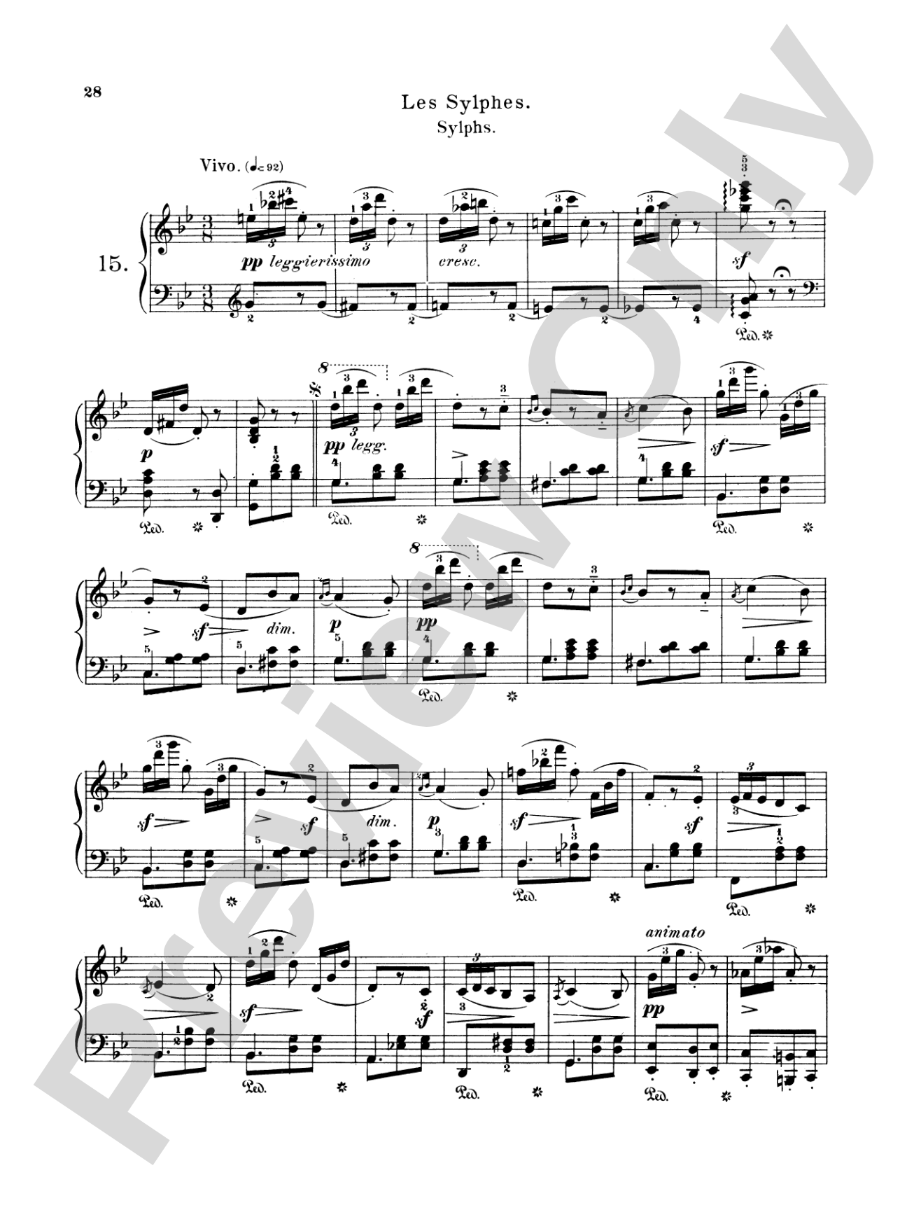 Burgmüller: Eighteen Characteristic Studies, Op. 109