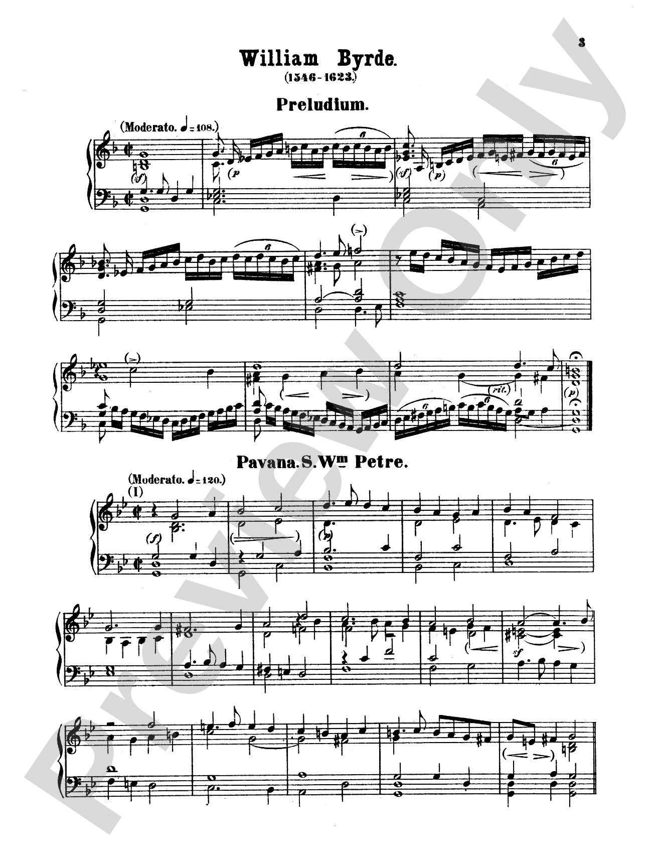 Byrd: Compositions: Piano Book