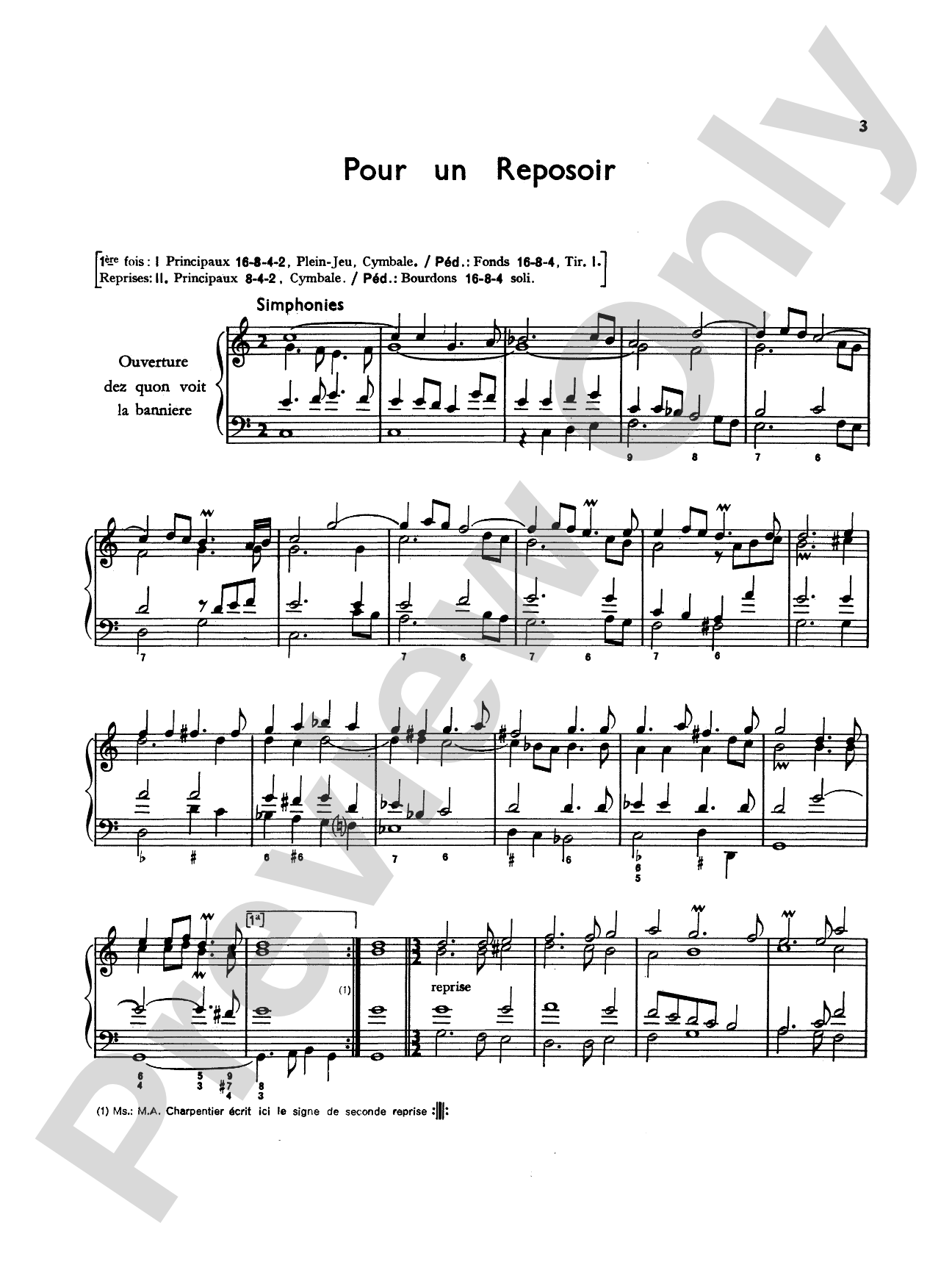 Charpentier: Organ Transcriptions: Organ Book
