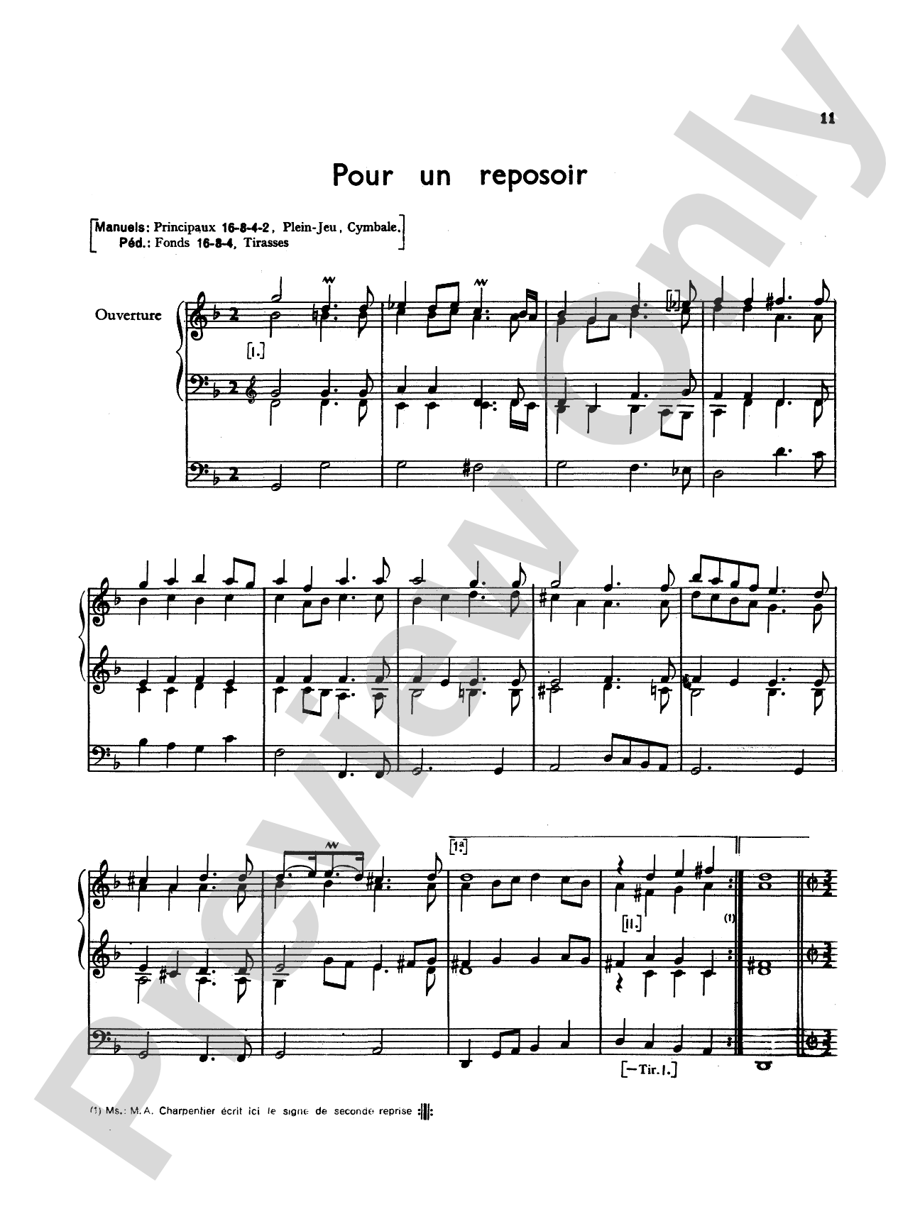 Charpentier: Organ Transcriptions