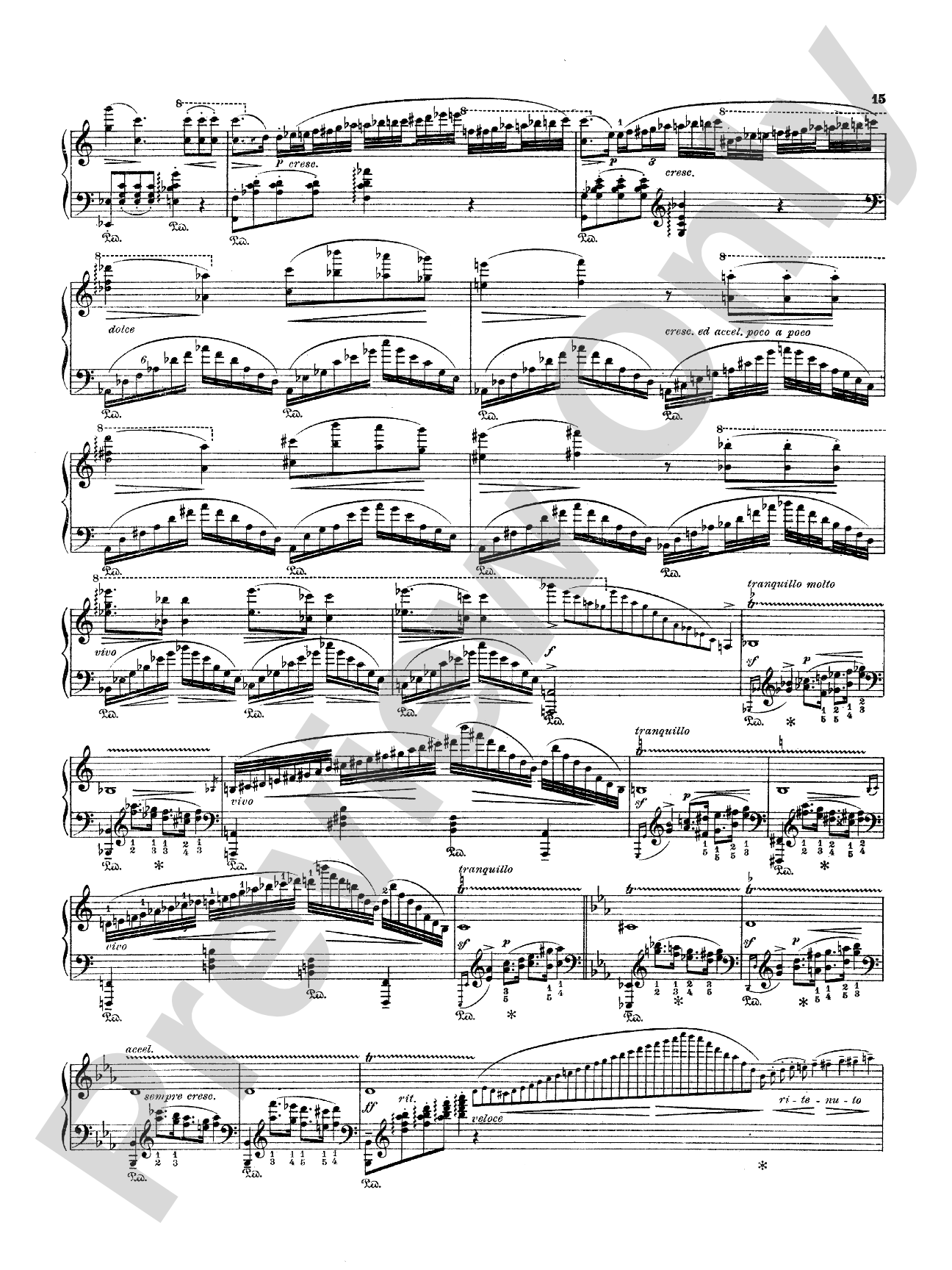 Weber: Piano Concerto No. 2: Piano Duo (2 Pianos, 4 Hands) Book (2 copies required)