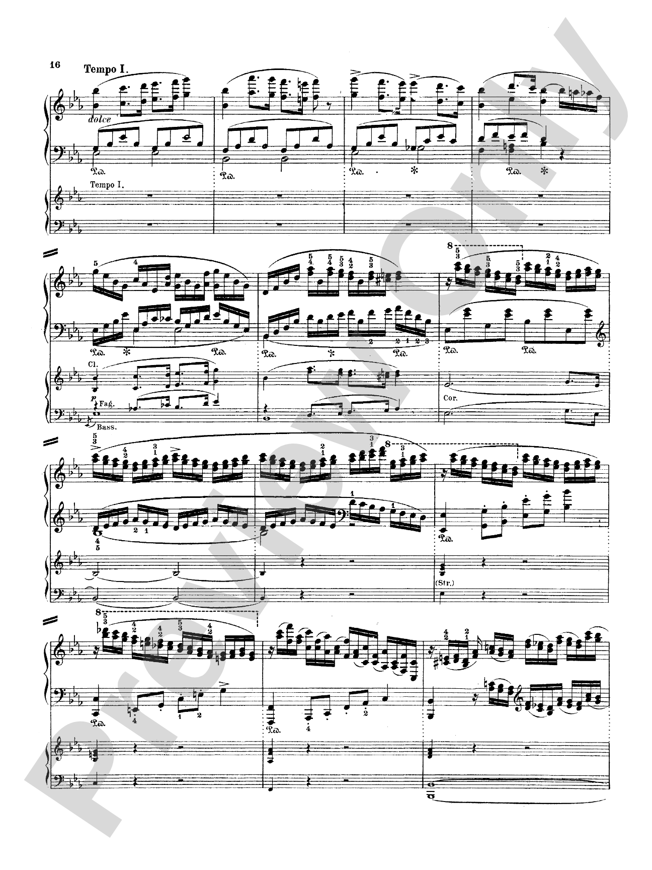 Weber: Piano Concerto No. 2: Piano Duo (2 Pianos, 4 Hands) Book (2 copies required)