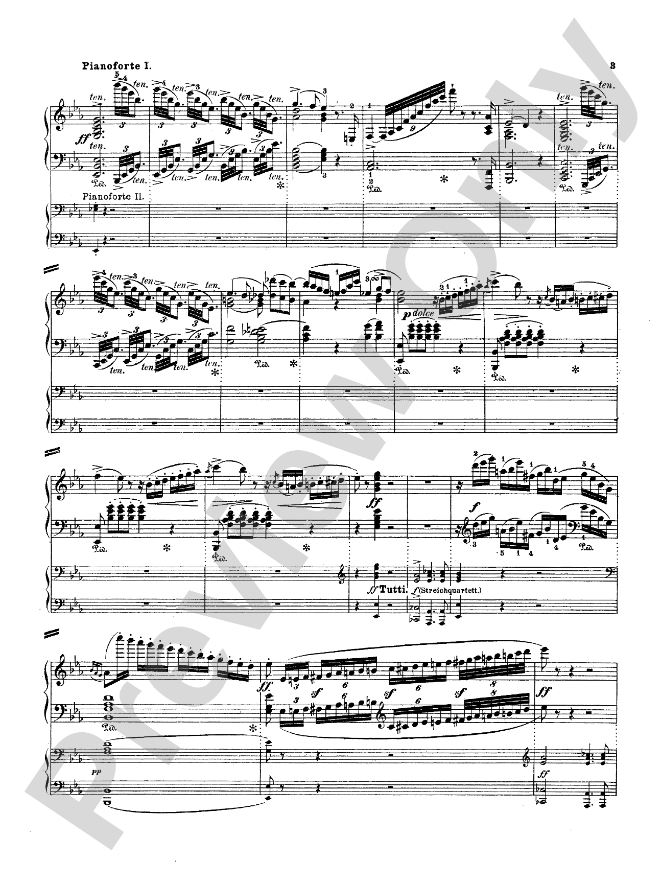 Weber: Piano Concerto No. 2: Piano Duo (2 Pianos, 4 Hands) Book (2 copies required)