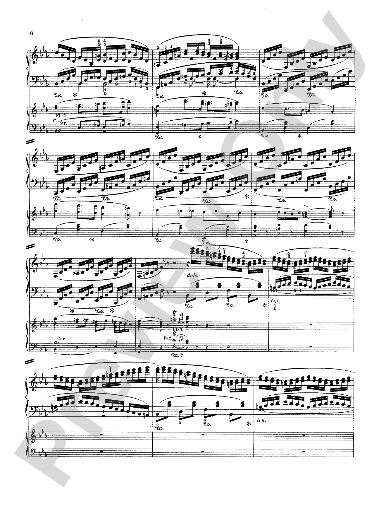 Weber: Piano Concerto No. 2: Piano Duo (2 Pianos, 4 Hands) Book (2 copies required)