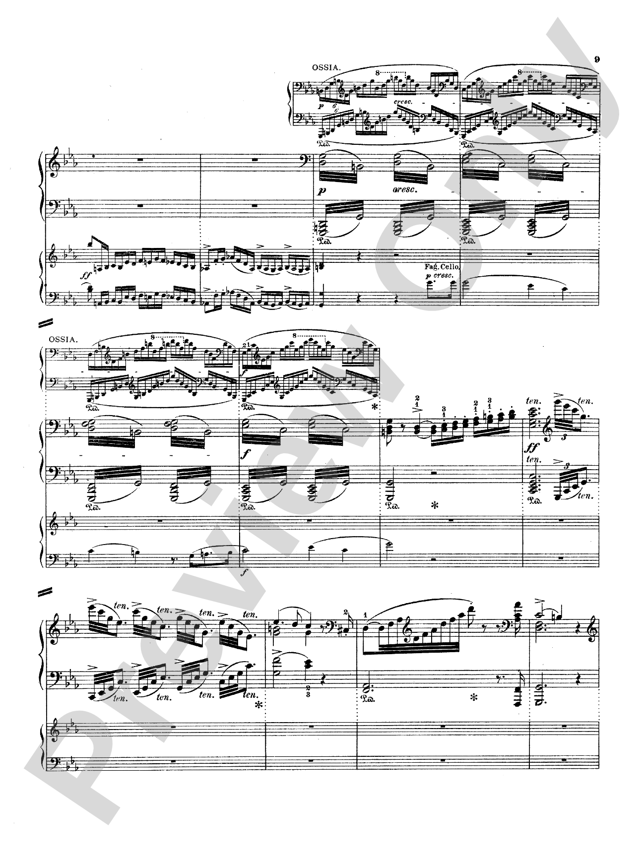 Weber: Piano Concerto No. 2: Piano Duo (2 Pianos, 4 Hands) Book (2 copies required)