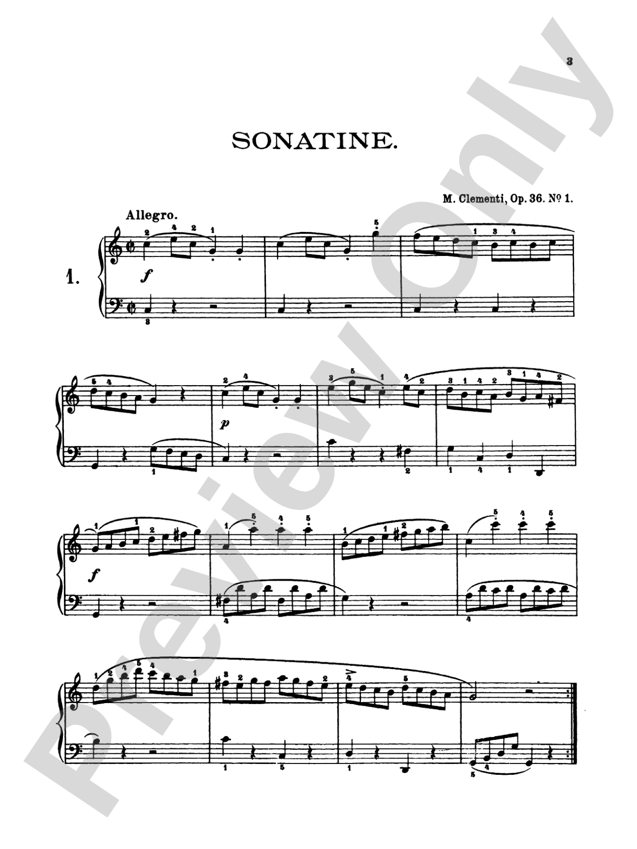 Clementi: Twelve Sonatinas: Piano Book