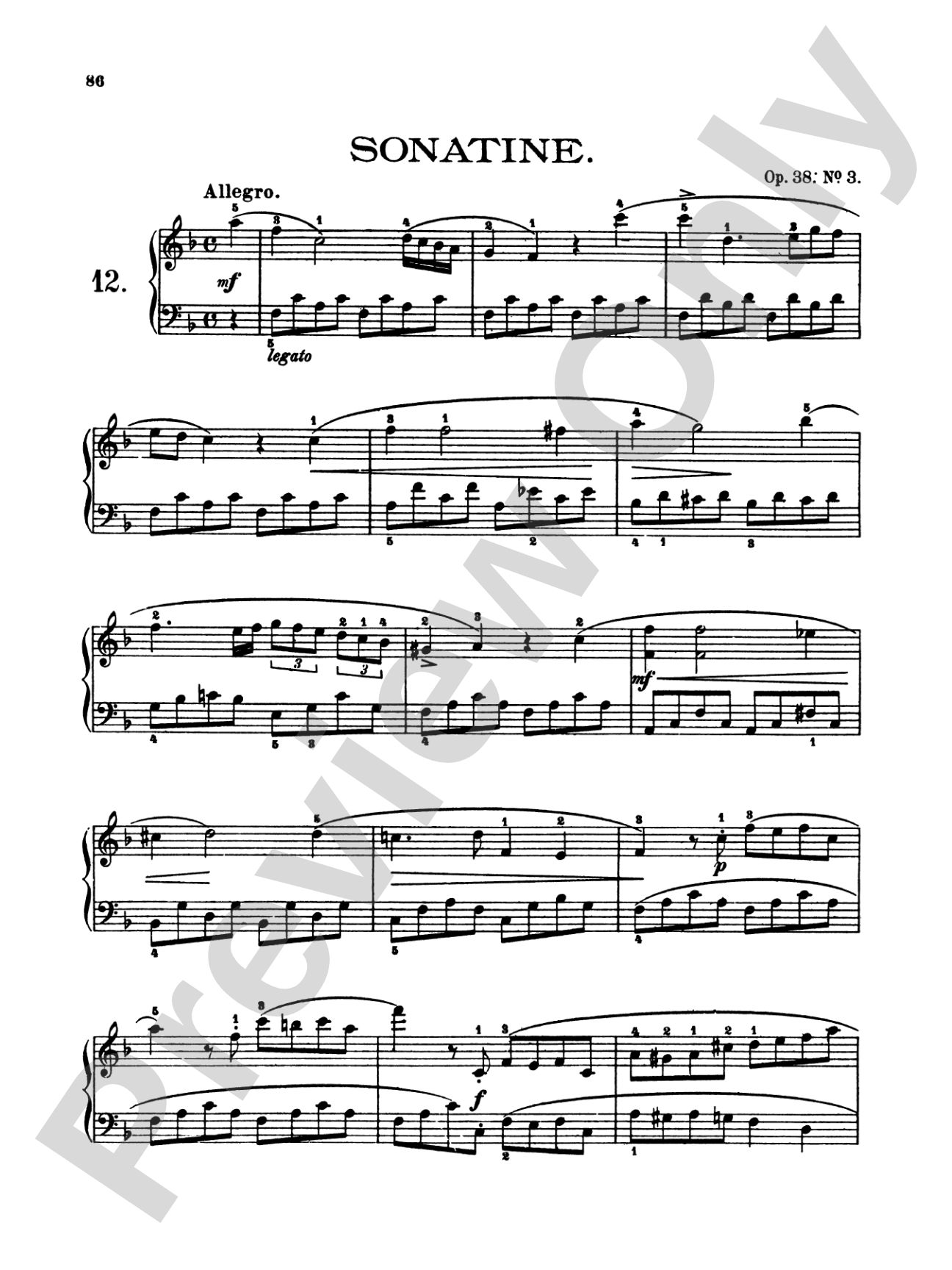 Clementi: Twelve Sonatinas