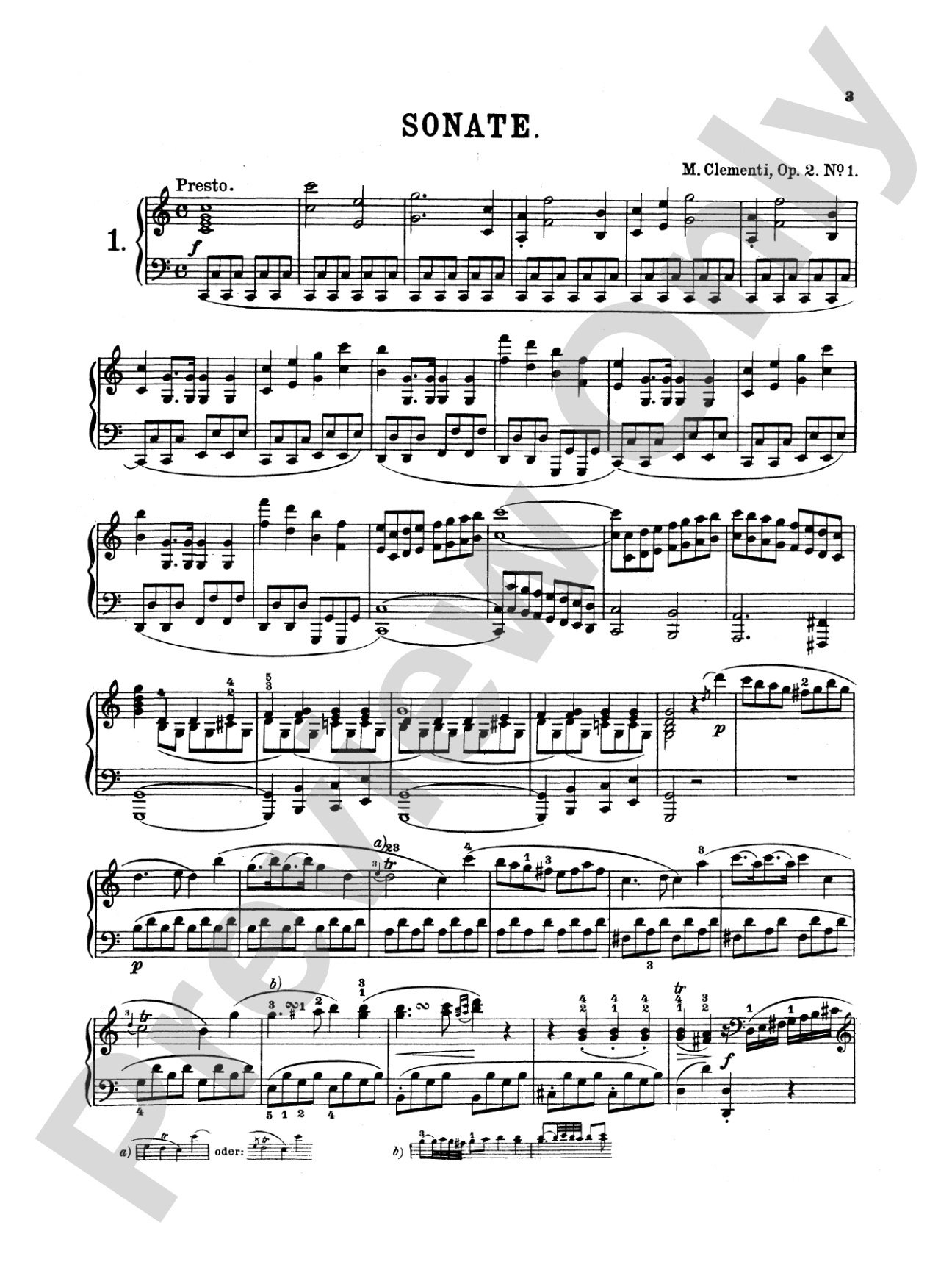 Clementi: Seven Sonatas (Volume I): Piano Book
