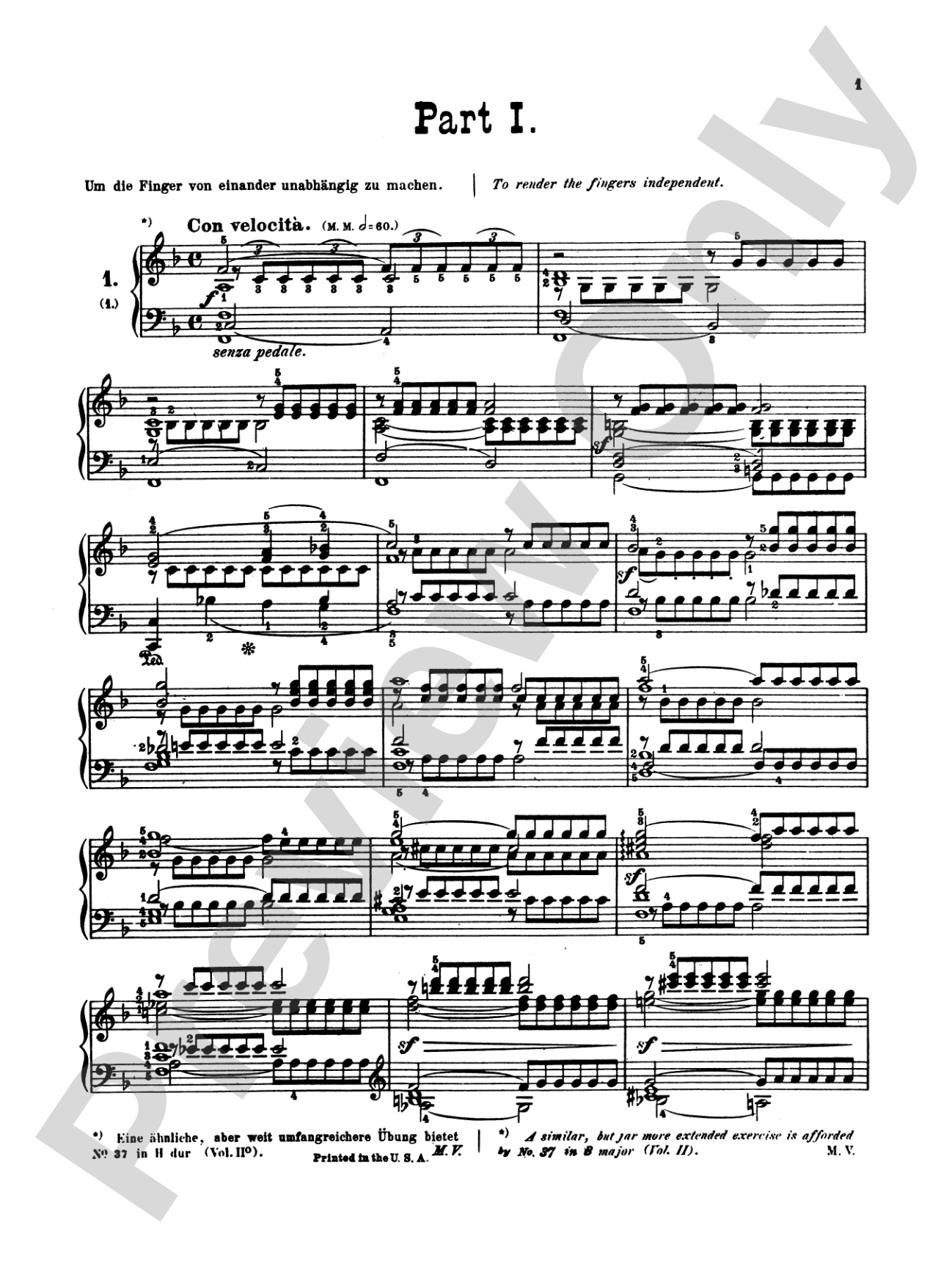Clementi: Gradus ad Parnassum (Volume I): Piano Book