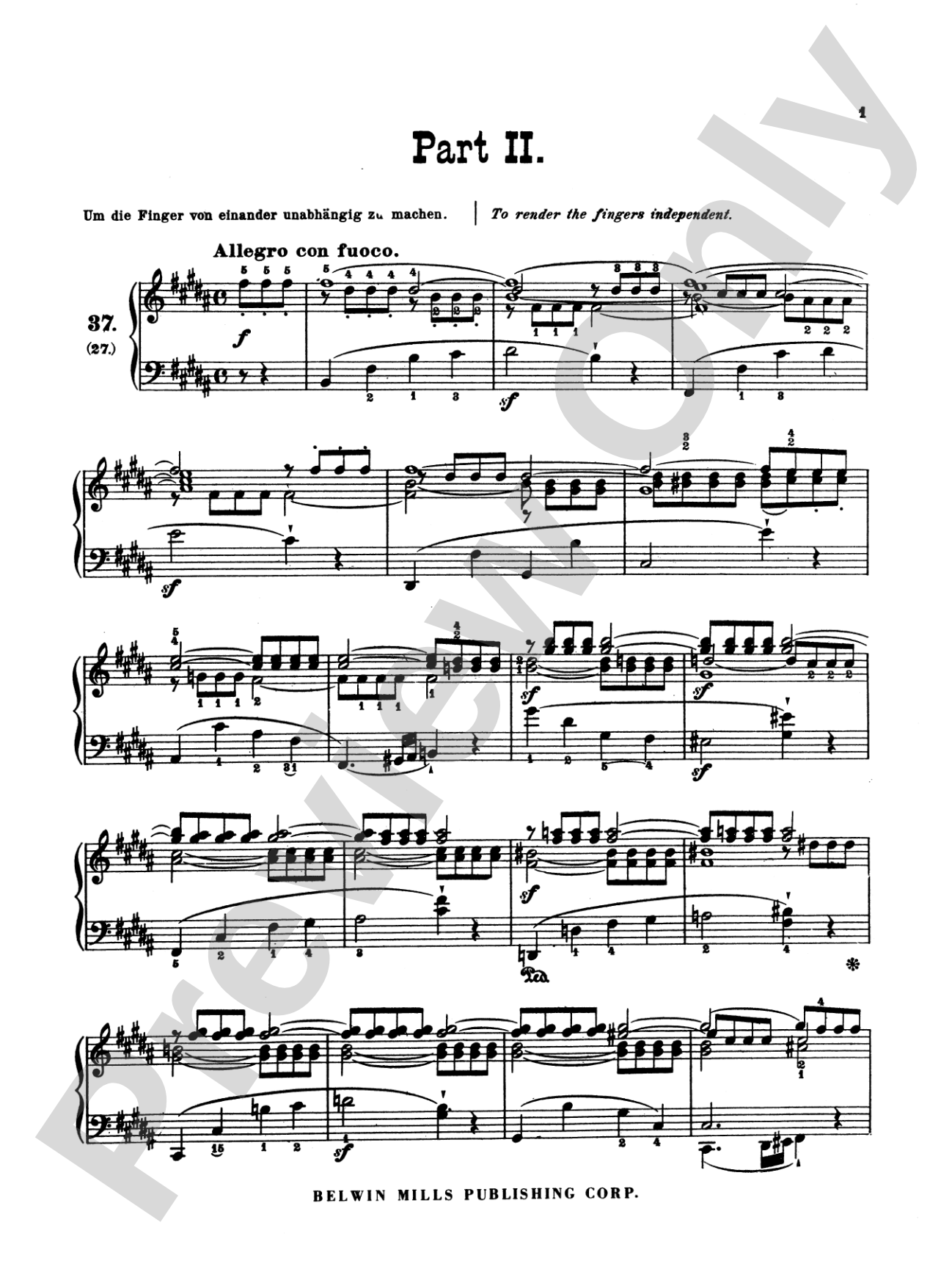 Clementi: Gradus ad Parnassum (Volume II): Piano Book