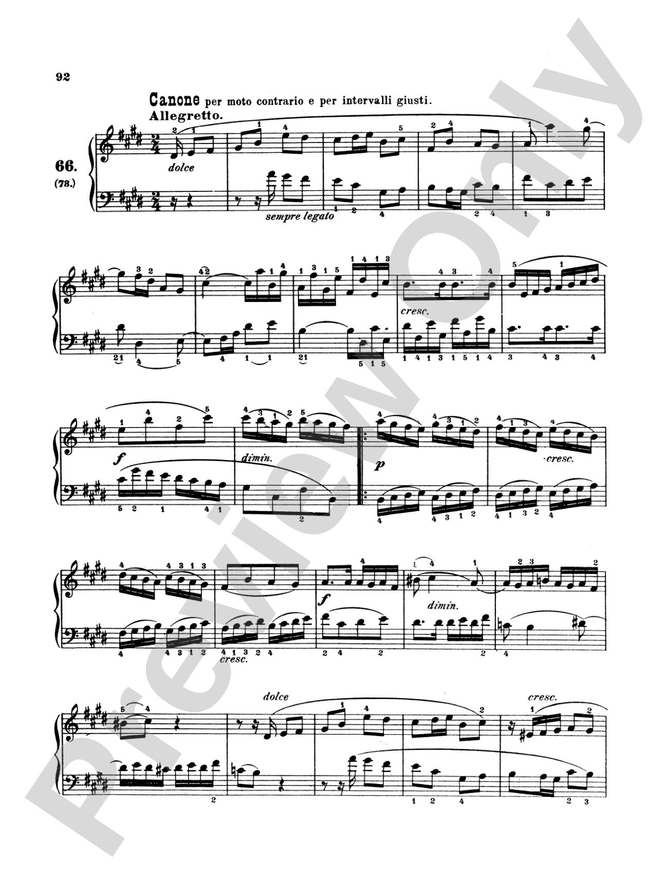 Clementi: Gradus ad Parnassum (Volume II)