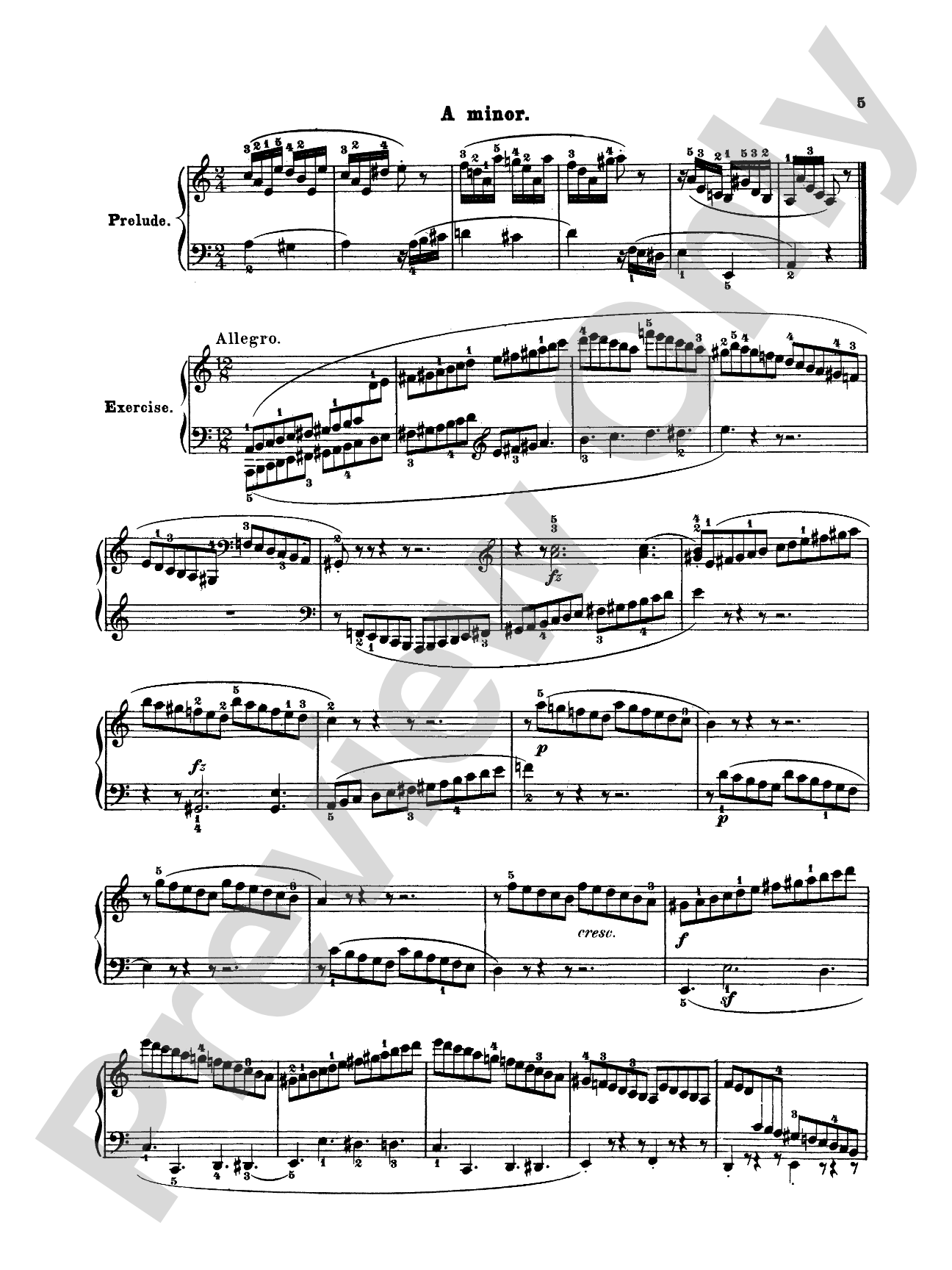 Clementi: Preludes and Exercises