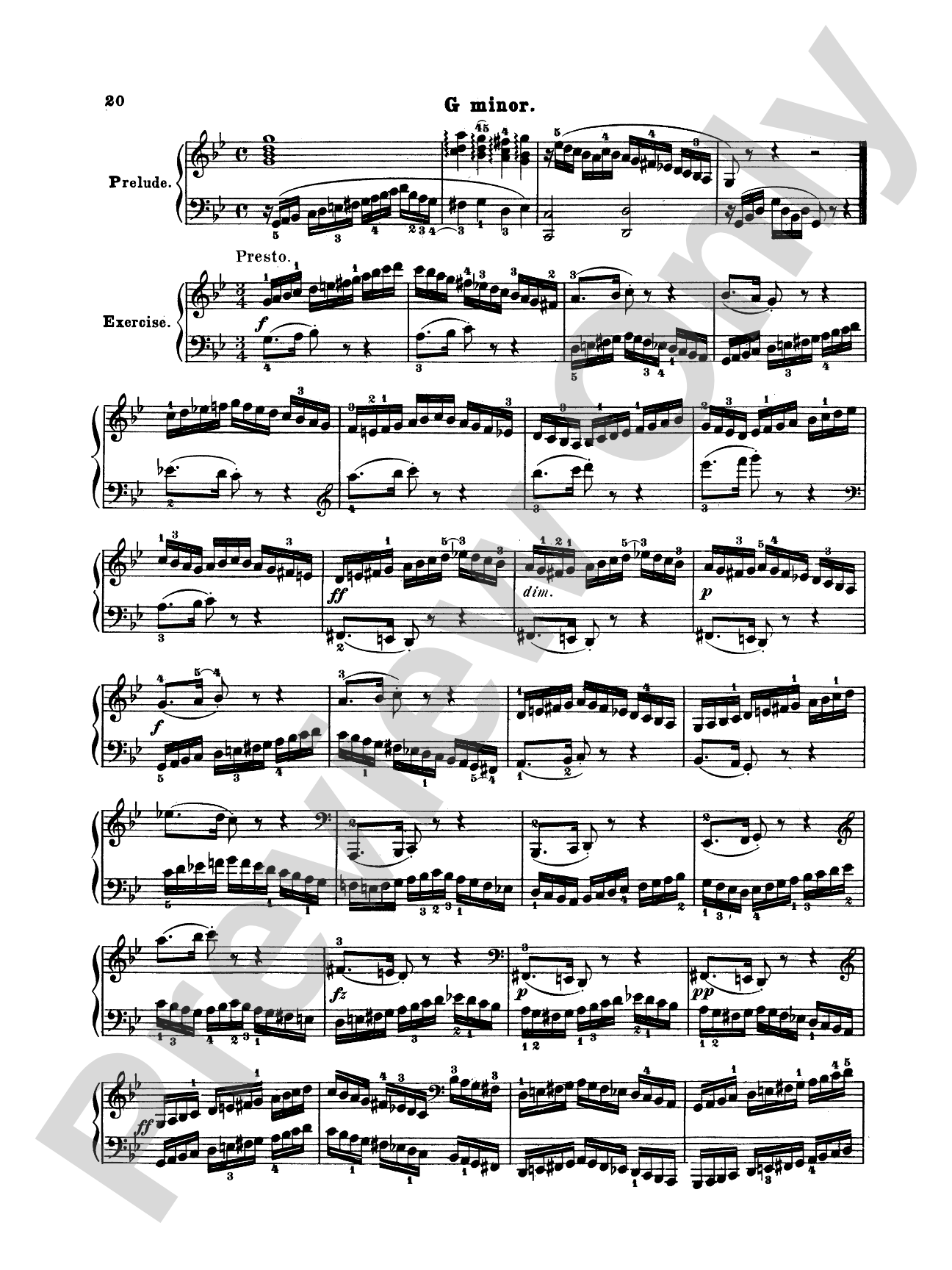 Clementi: Preludes and Exercises