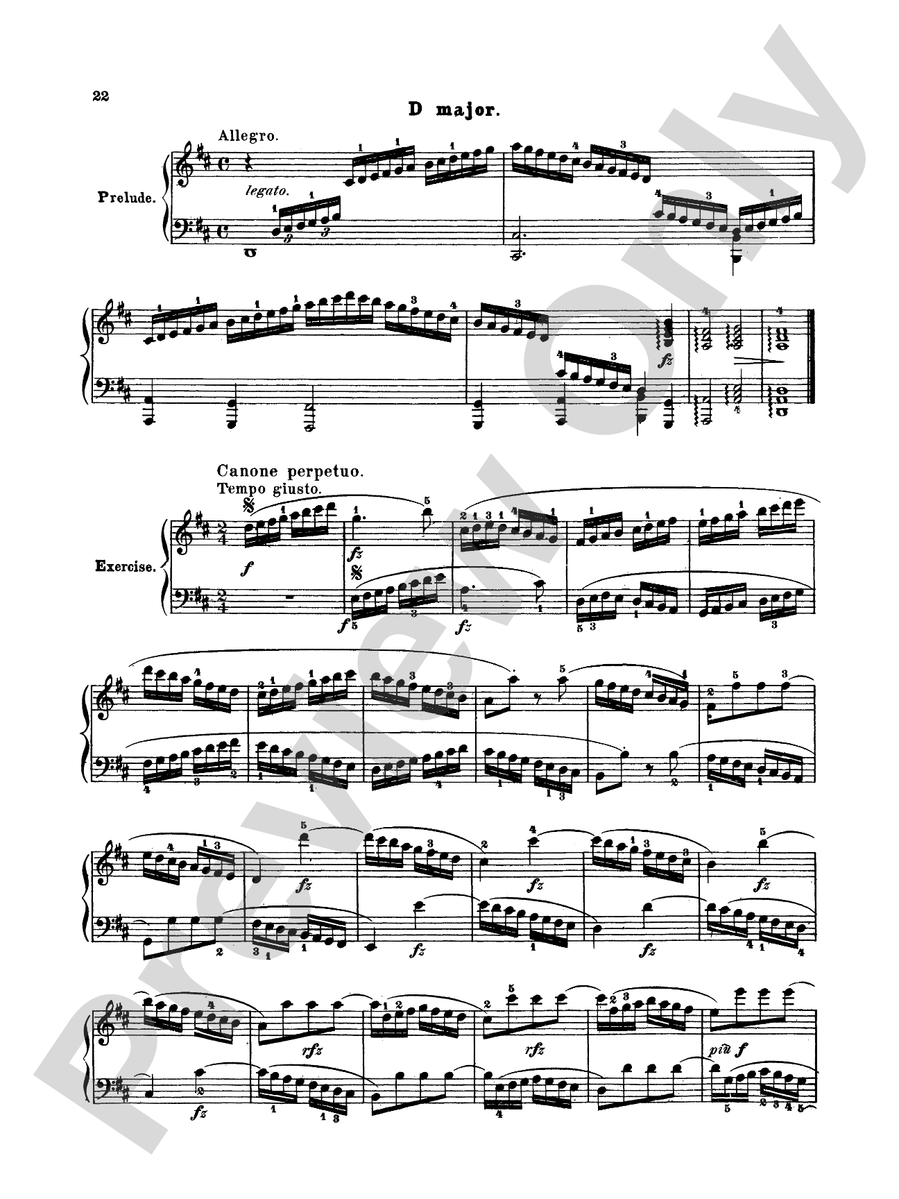 Clementi: Preludes and Exercises