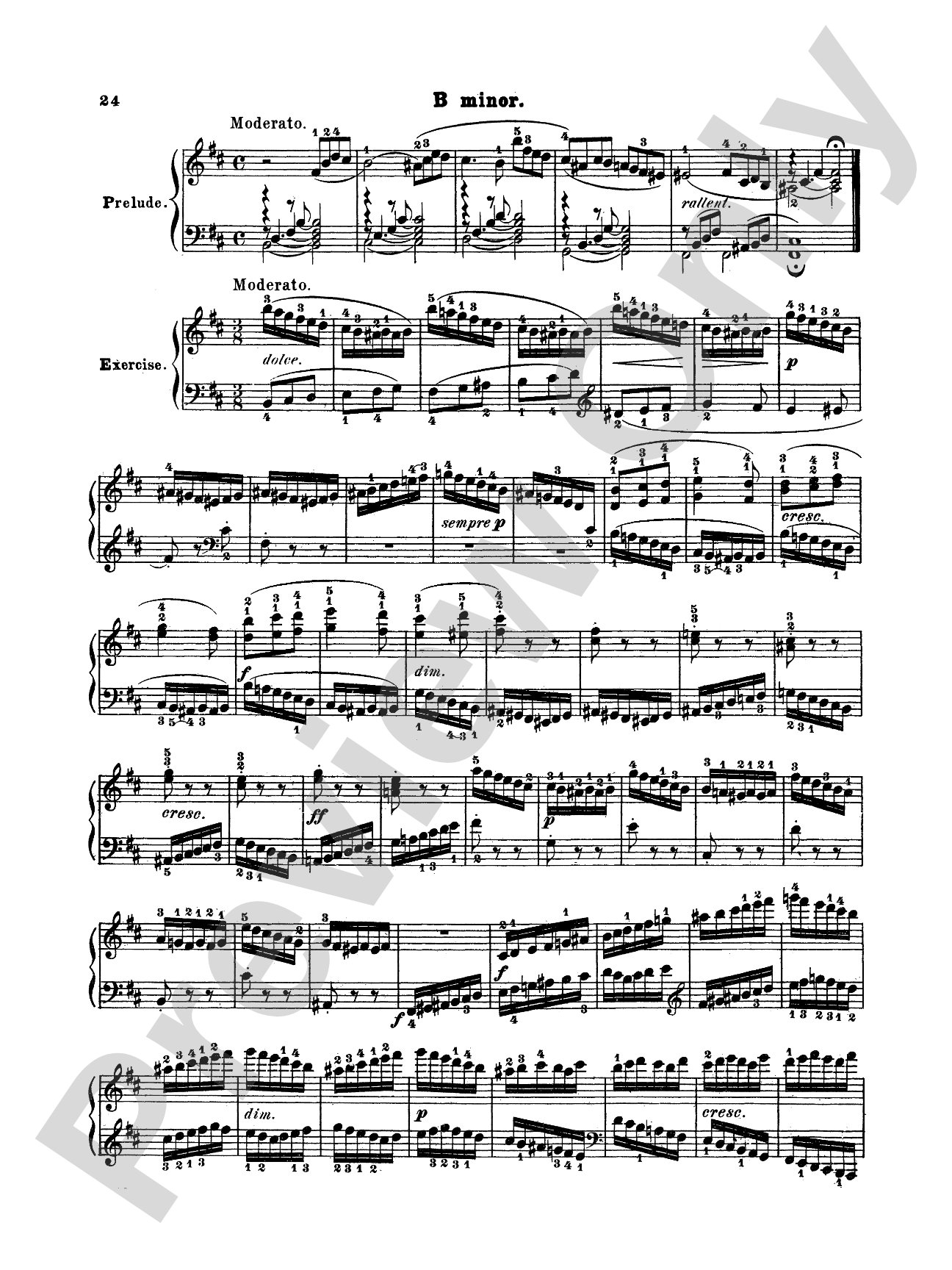 Clementi: Preludes and Exercises