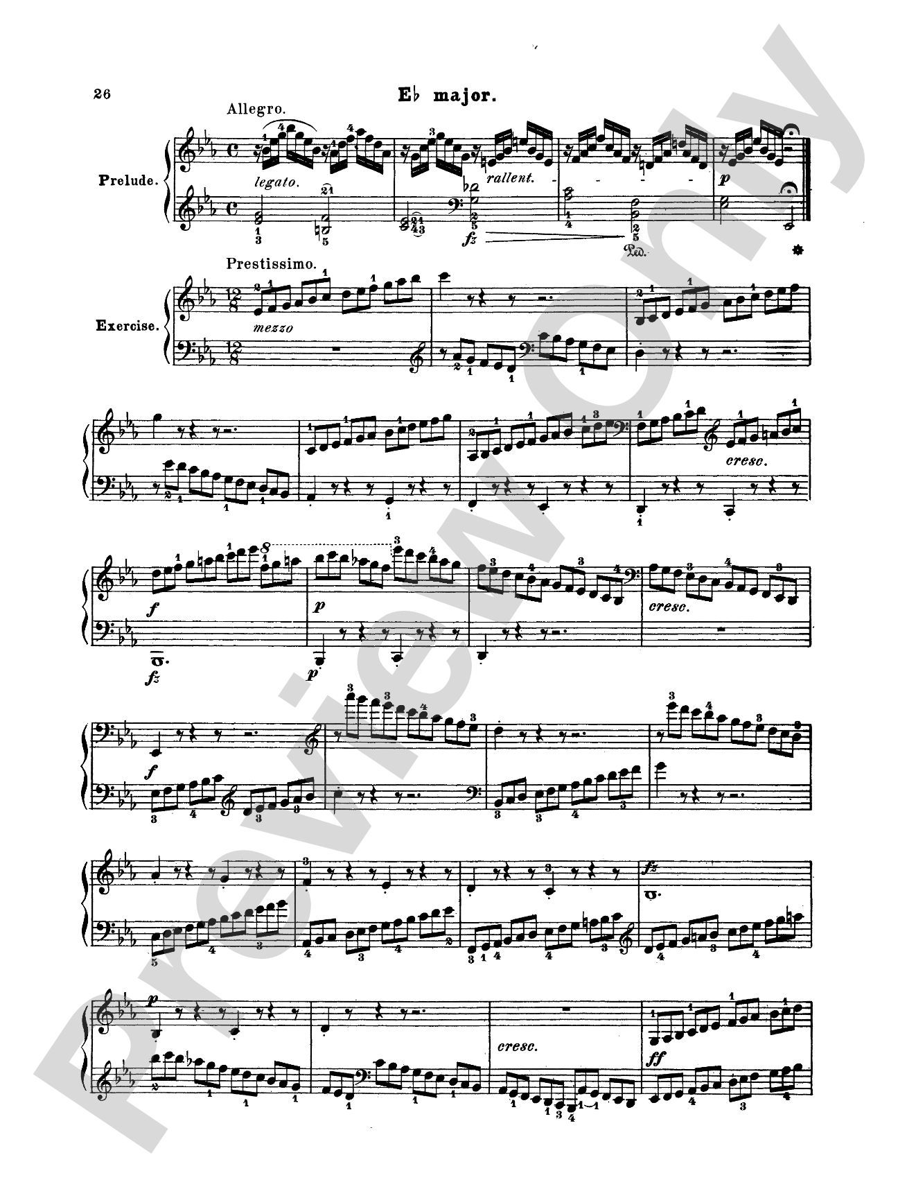 Clementi: Preludes and Exercises