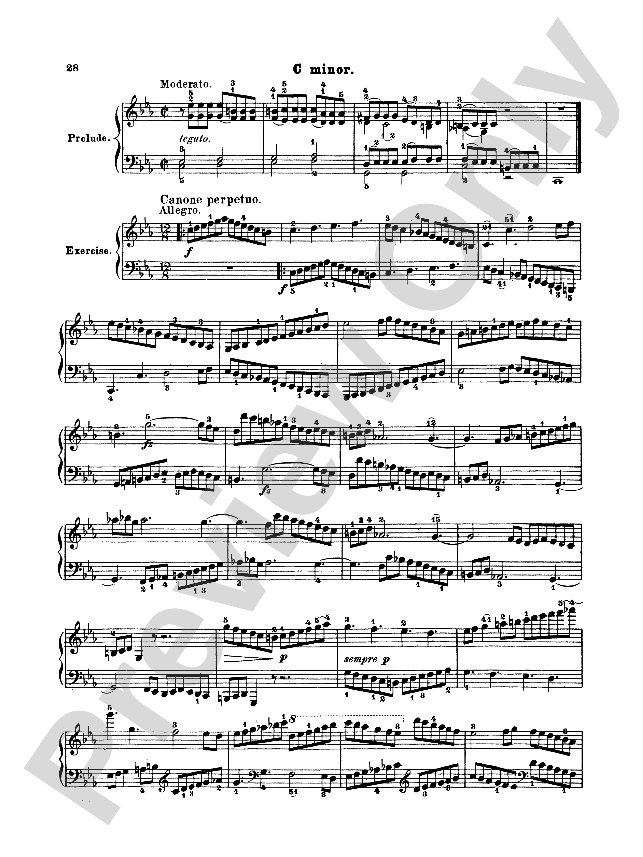 Clementi: Preludes and Exercises