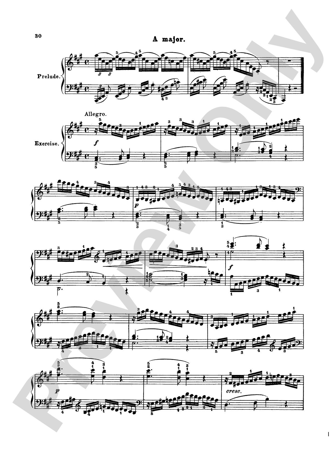 Clementi: Preludes and Exercises