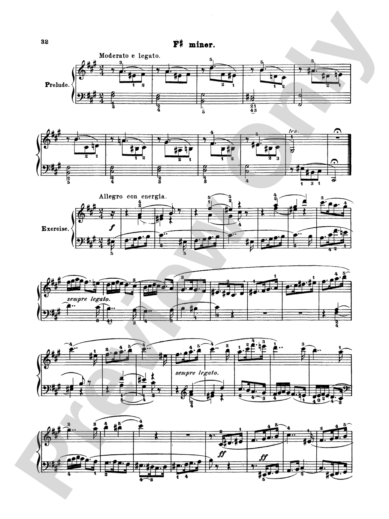 Clementi: Preludes and Exercises
