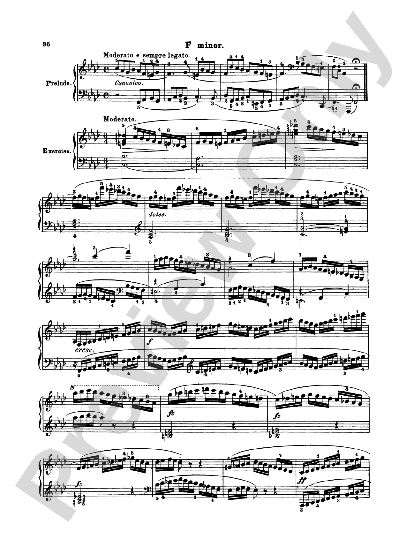 Clementi: Preludes and Exercises