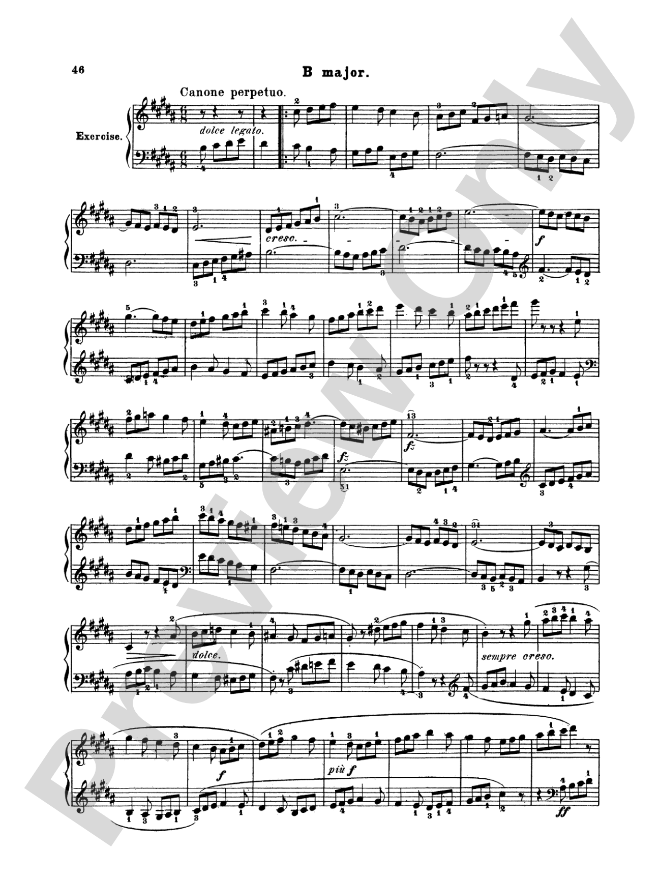 Clementi: Preludes and Exercises