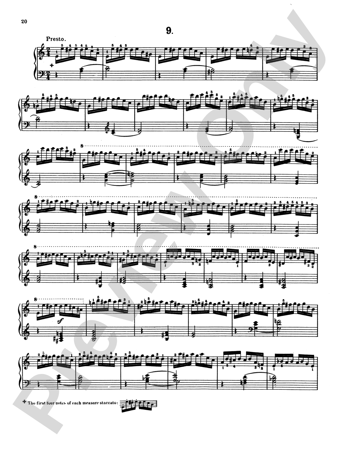 Clementi: Gradus ad Parnassum (Twenty-nine Selected Studies)