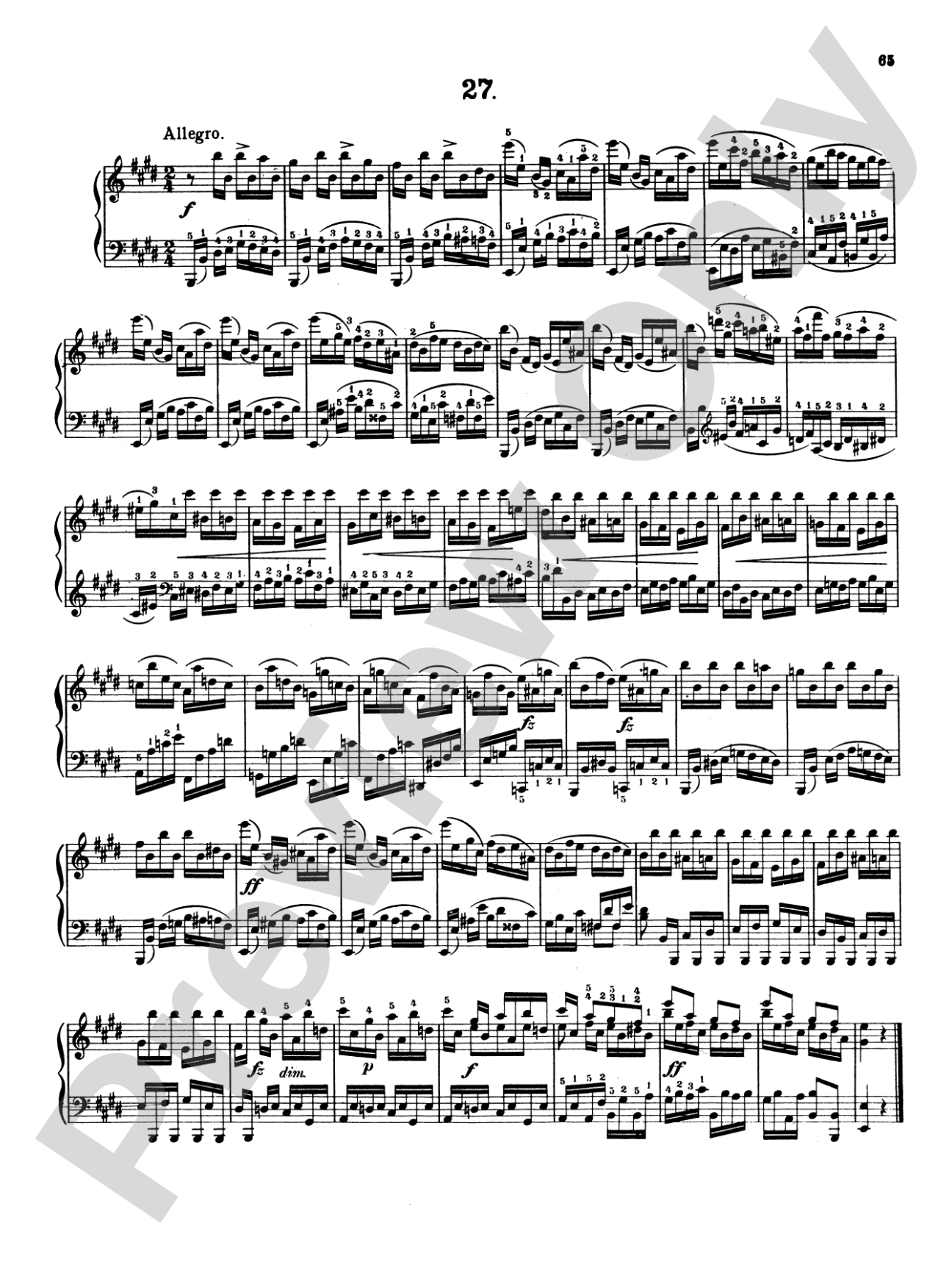 Clementi: Gradus ad Parnassum (Twenty-nine Selected Studies)