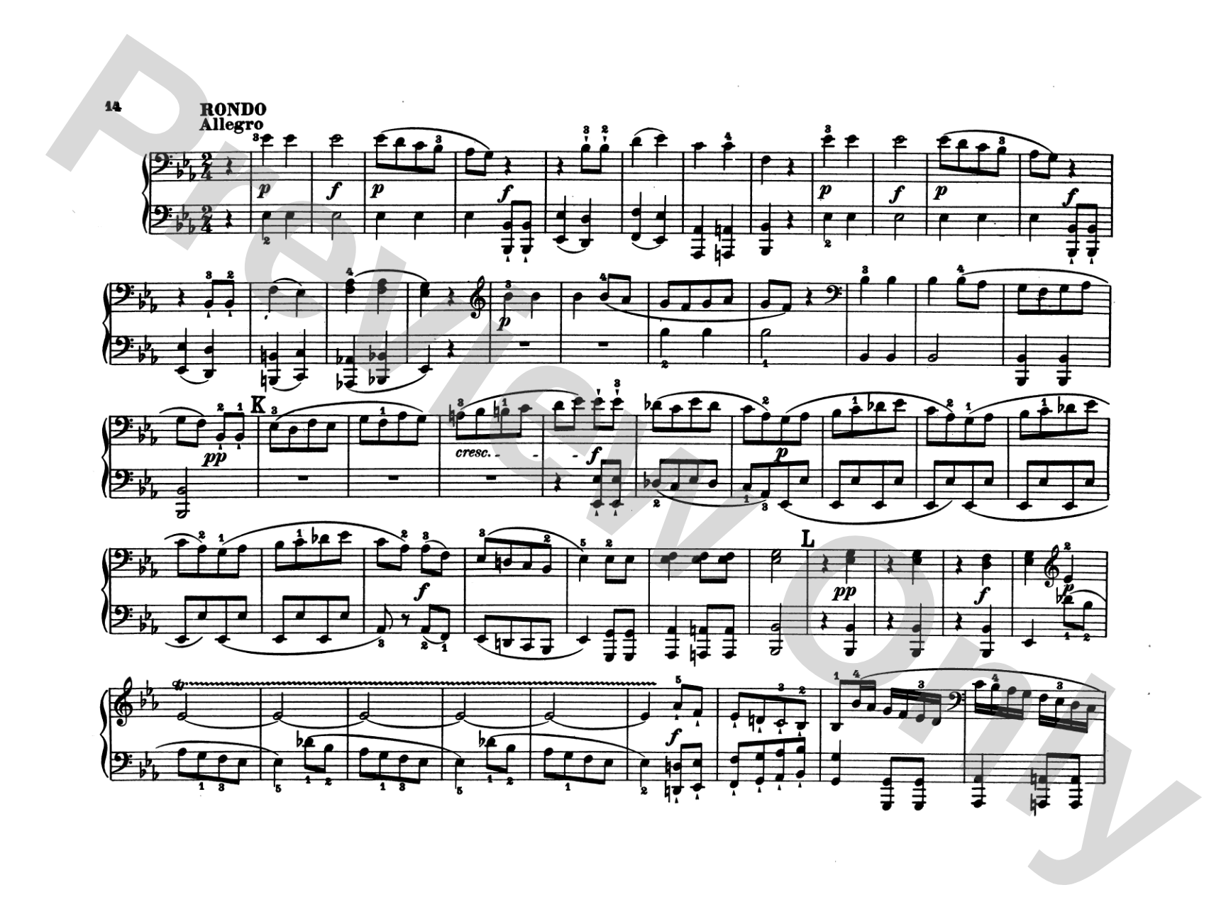 Clementi: Sonatas: Piano Duet (1 Piano, 4 Hands) Comb Bound Book