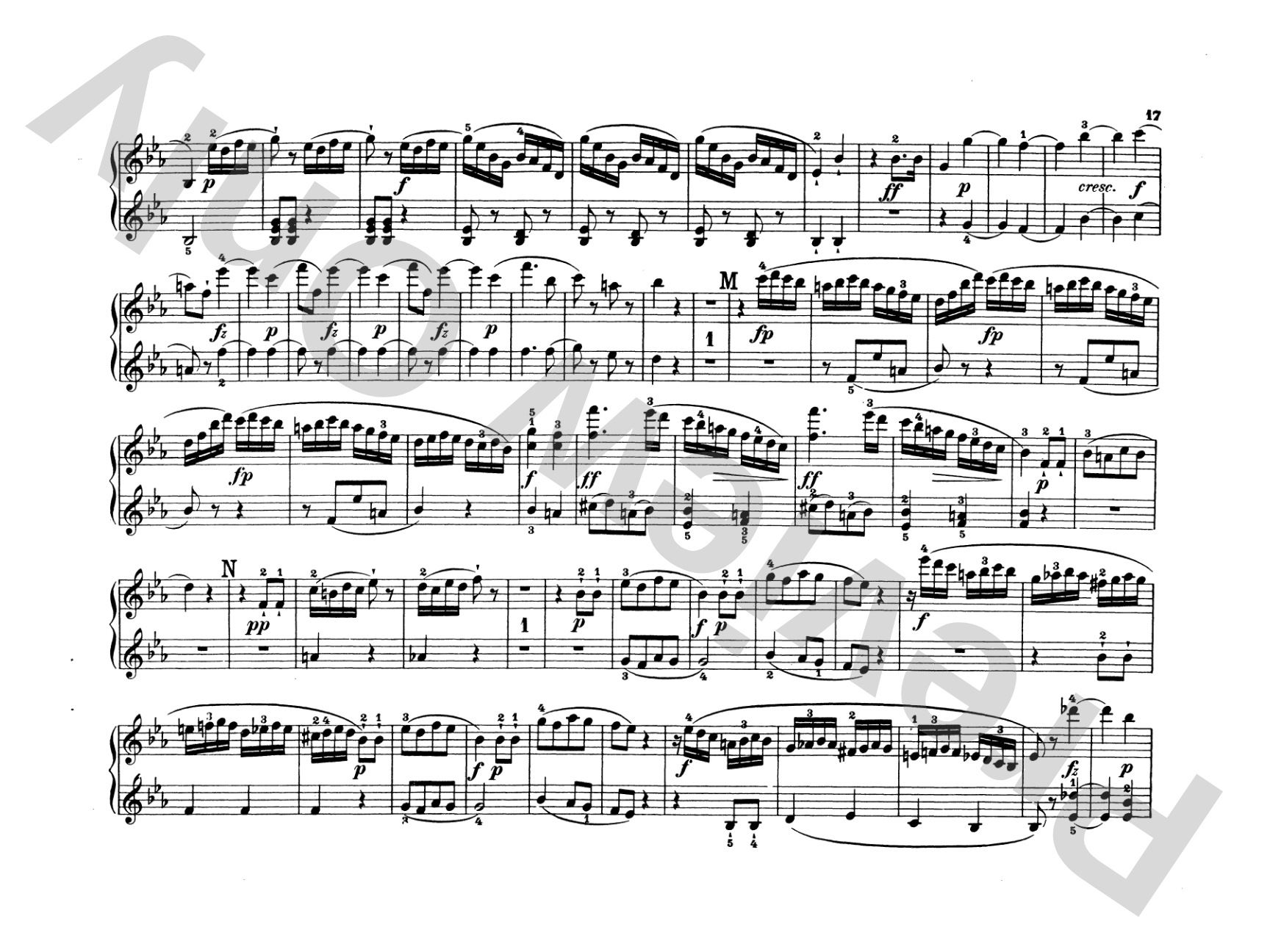 Clementi: Sonatas: Piano Duet (1 Piano, 4 Hands) Comb Bound Book