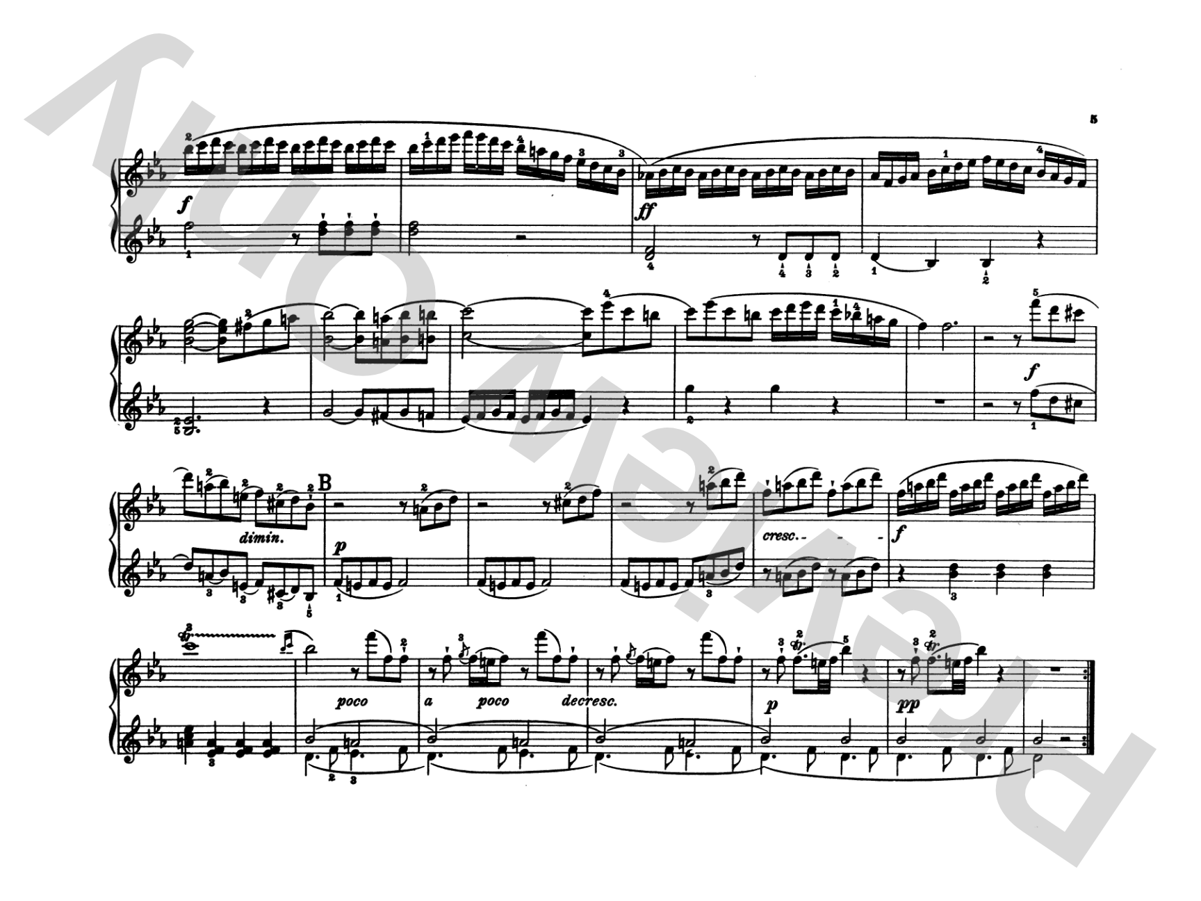 Clementi: Sonatas: Piano Duet (1 Piano, 4 Hands) Comb Bound Book