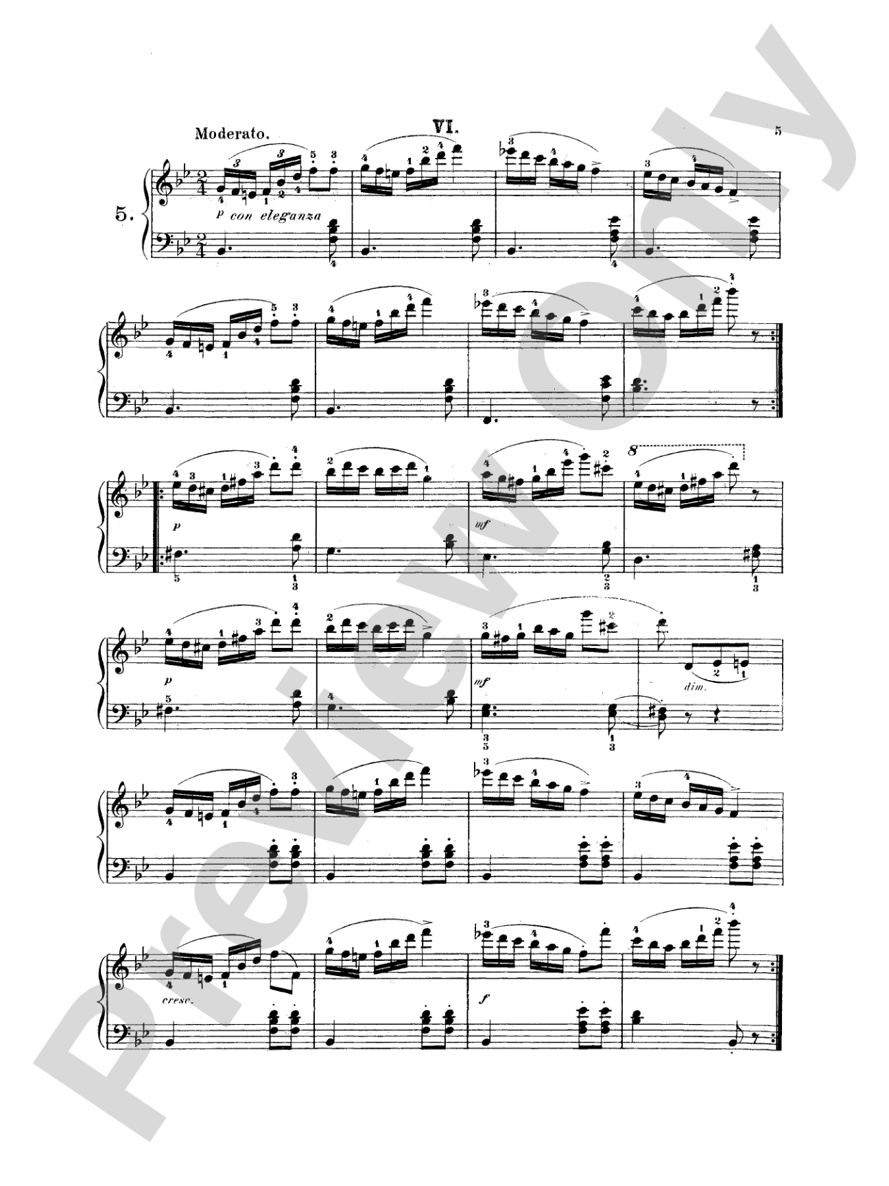 Concone: Twenty-five Melodious Studies, Op. 24