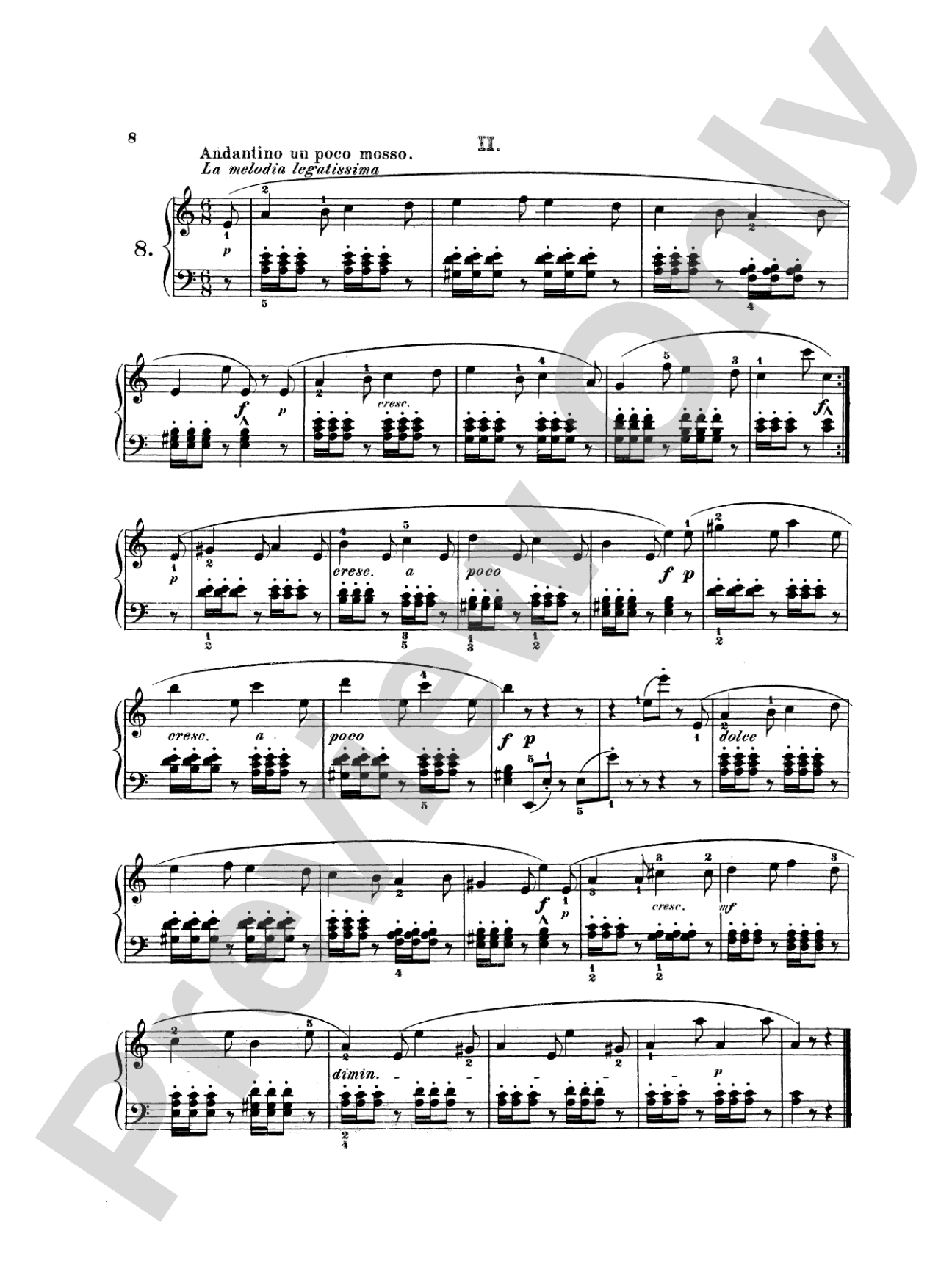 Concone: Twenty-five Melodious Studies, Op. 24