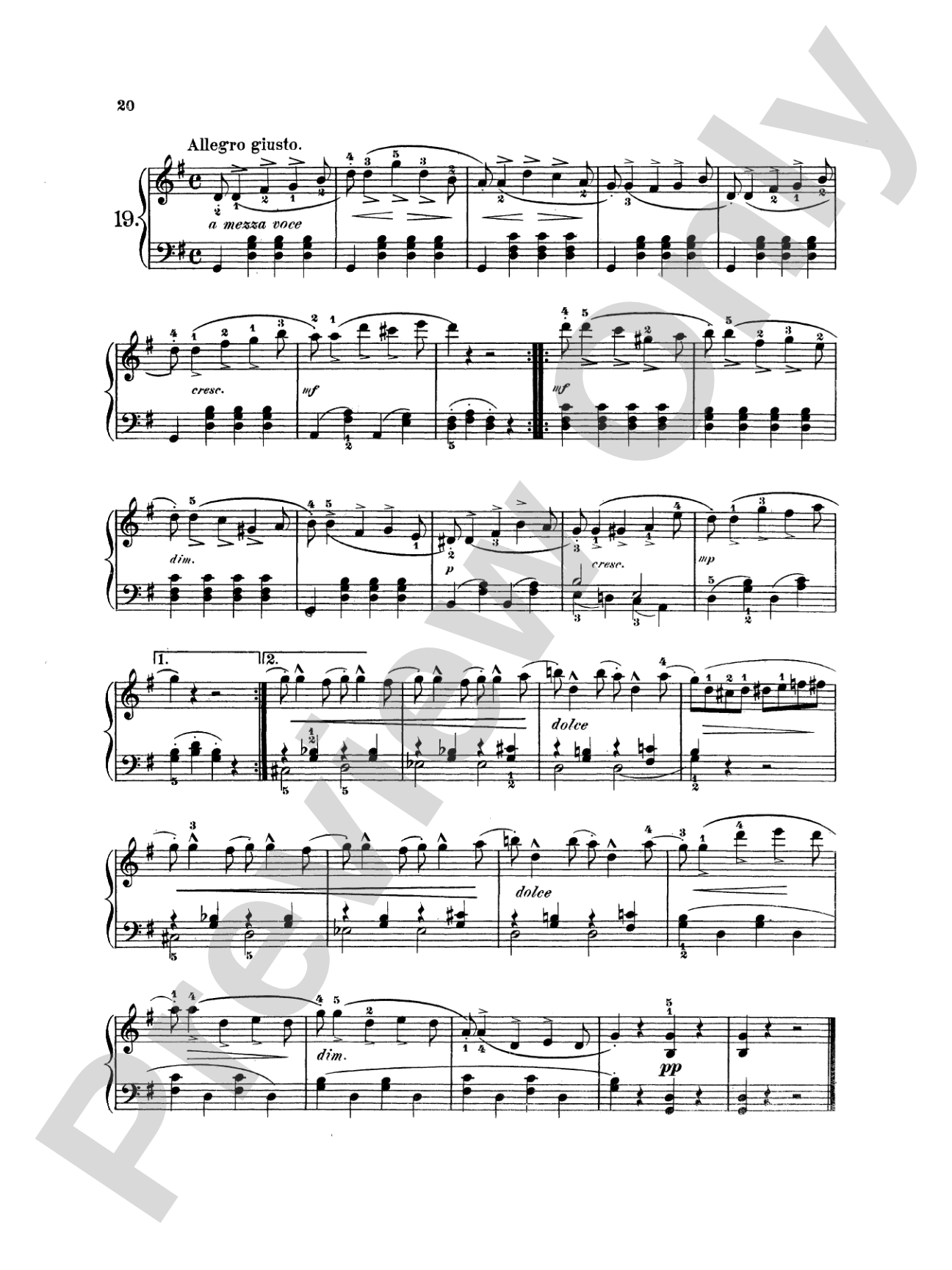 Concone: Twenty-five Melodious Studies, Op. 24