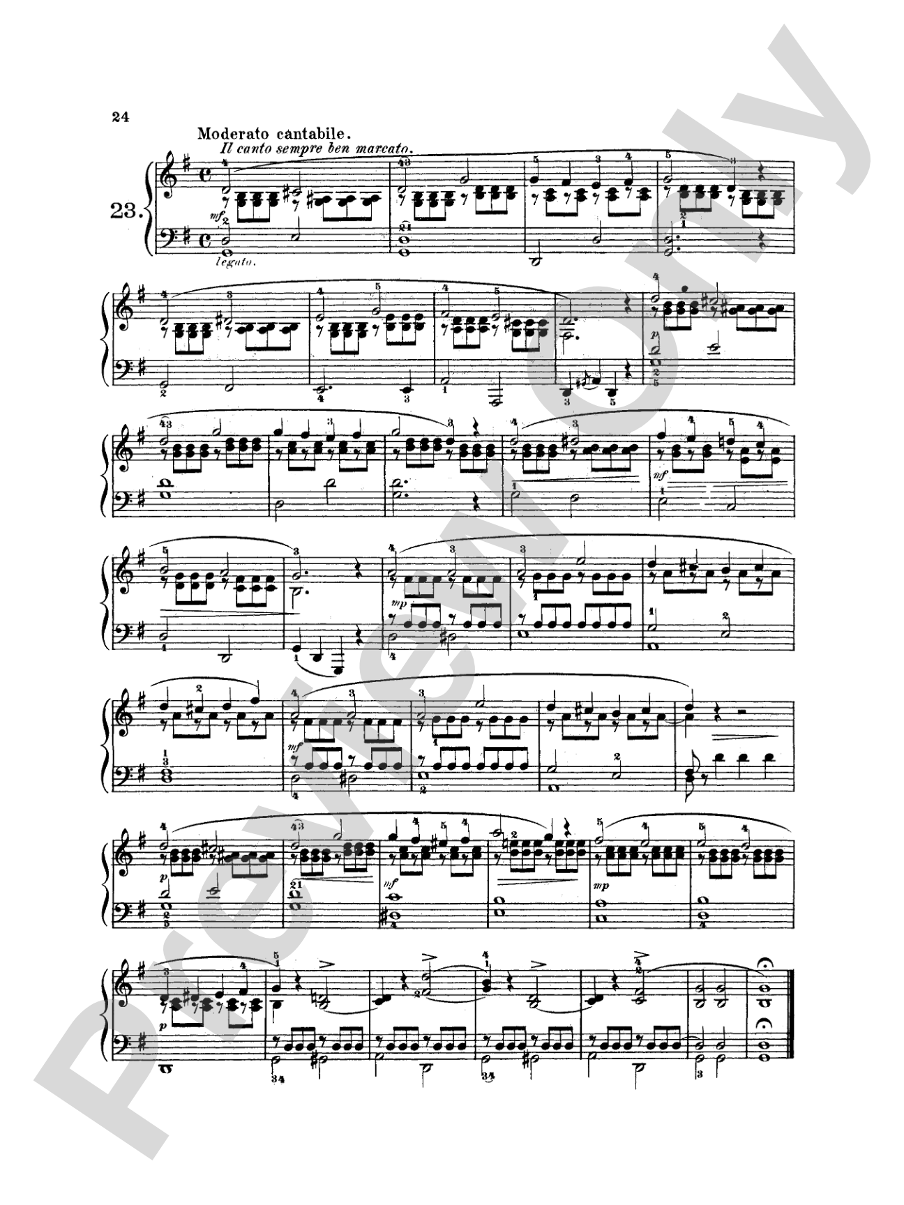 Concone: Twenty-five Melodious Studies, Op. 24