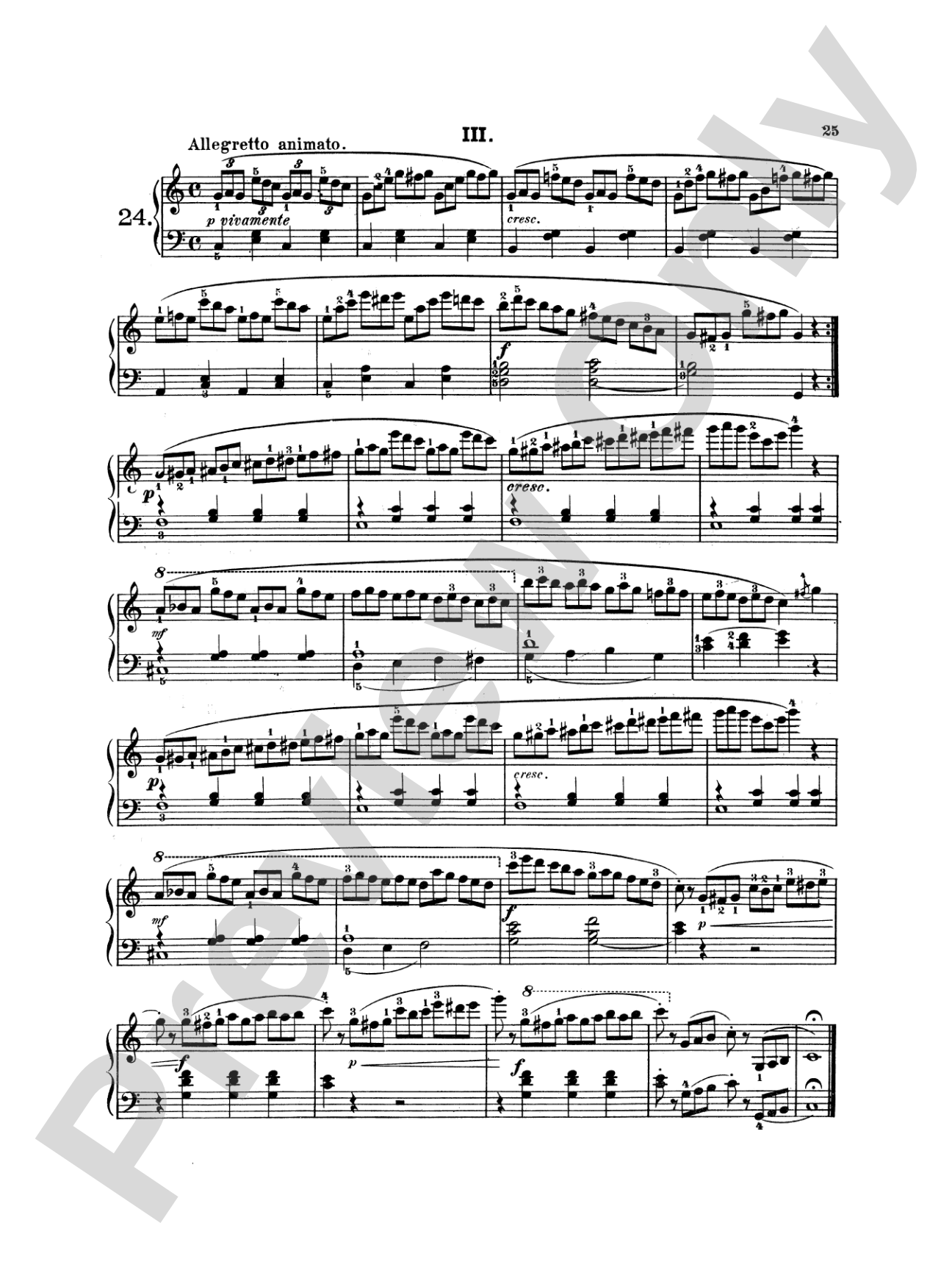 Concone: Twenty-five Melodious Studies, Op. 24