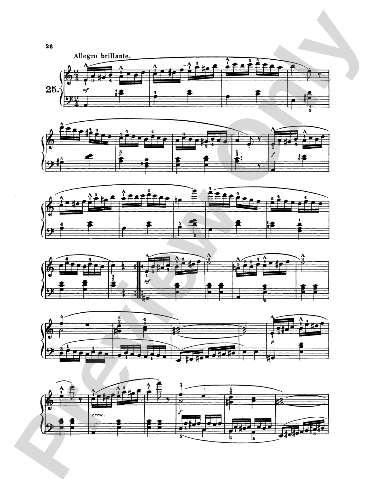 Concone: Twenty-five Melodious Studies, Op. 24