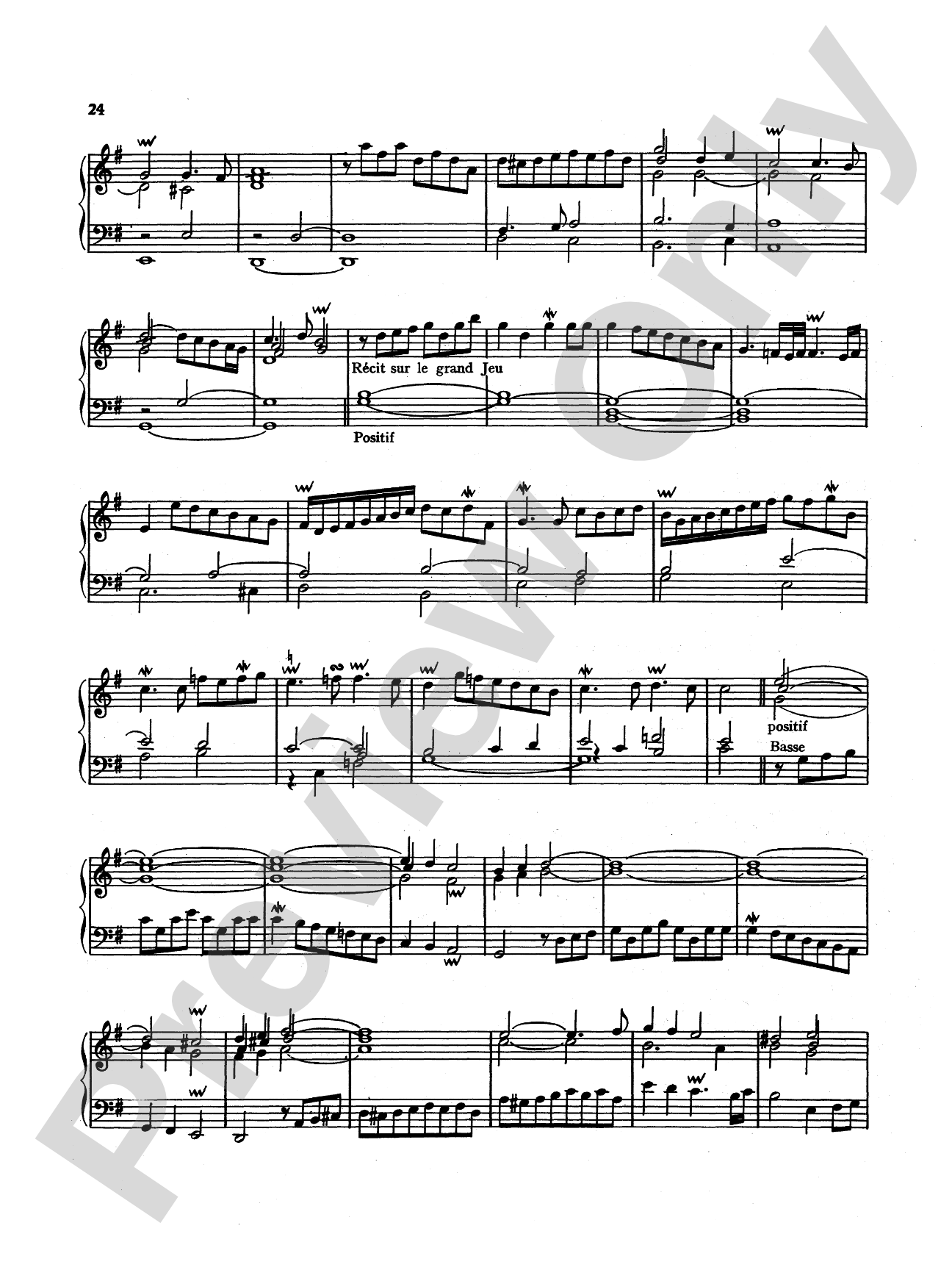 Corette: Missa Octavi Toni: Organ Sheet
