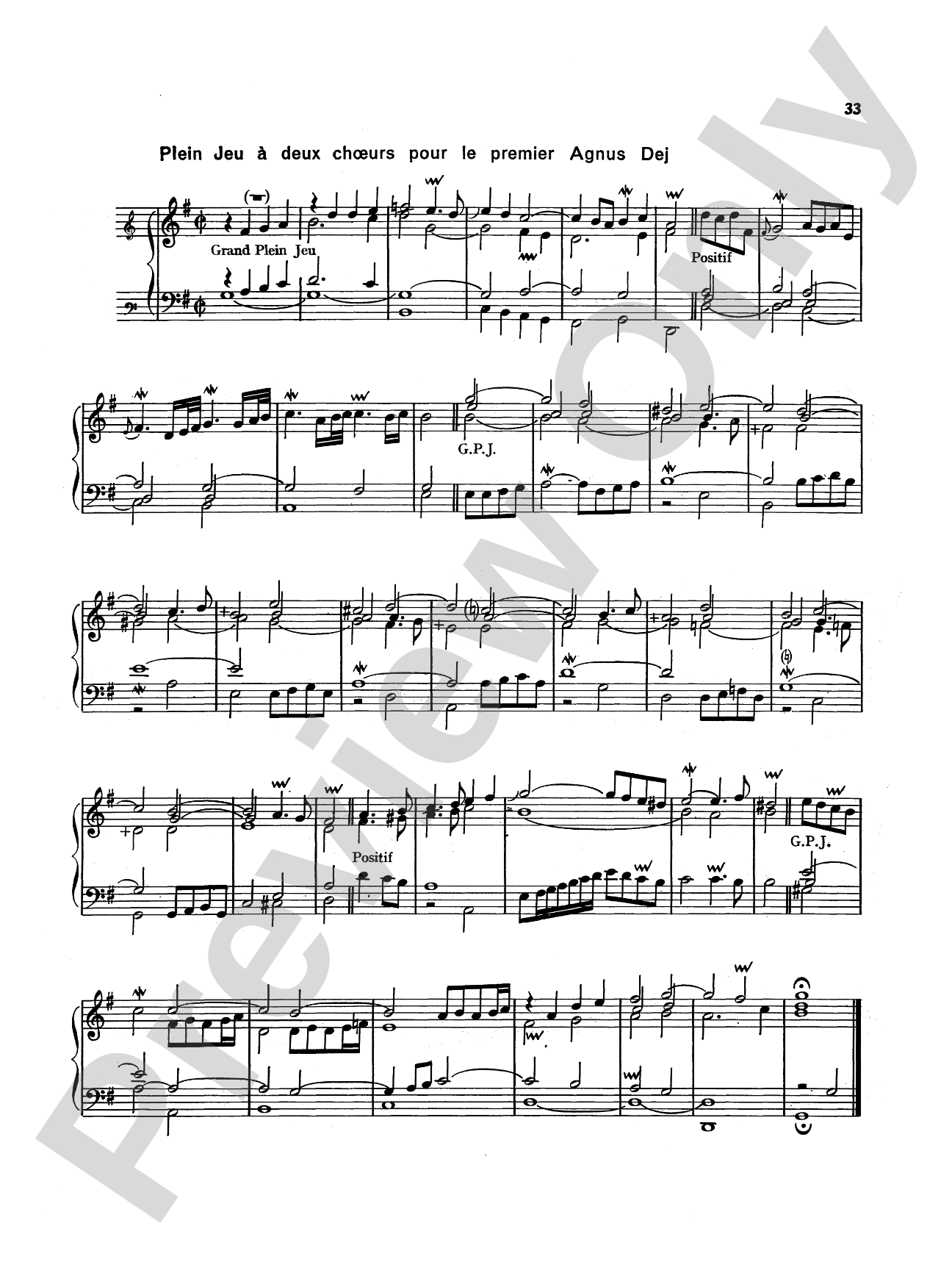 Corette: Missa Octavi Toni: Organ Sheet